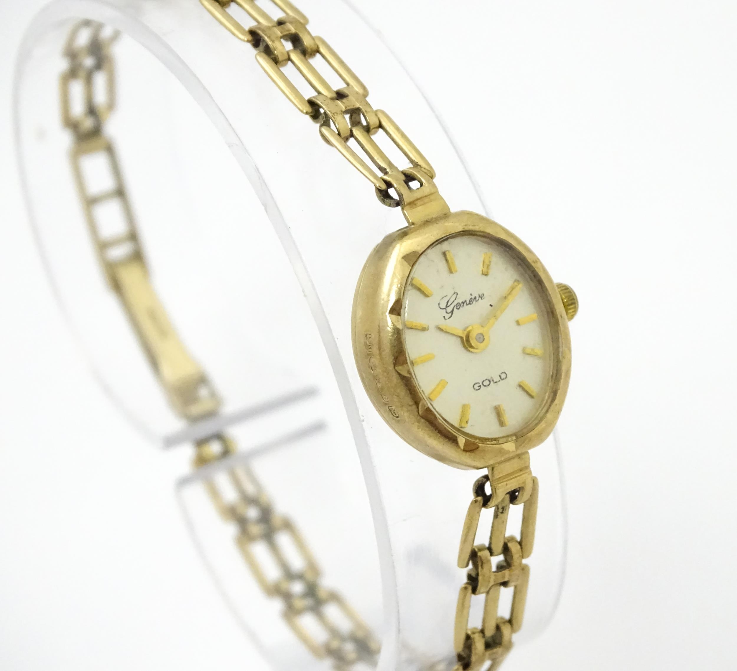 Three various 9ct gold ladies wristwatches, two with 9ct gold bracelet straps. Maker to include - Image 21 of 28