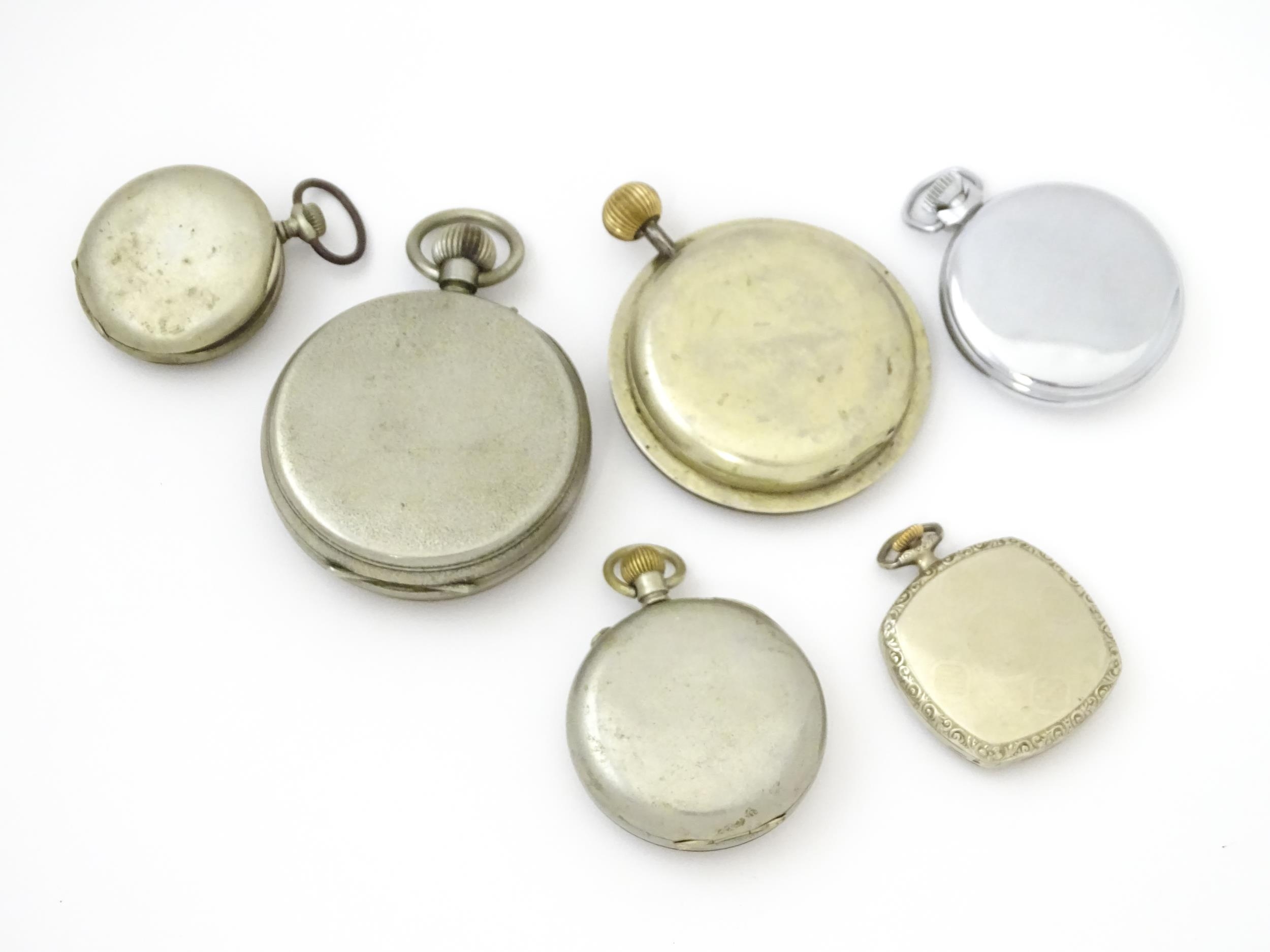 A quantity of assorted pocket and fob watches, various sizes and makers (6) Please Note - we do - Image 2 of 25