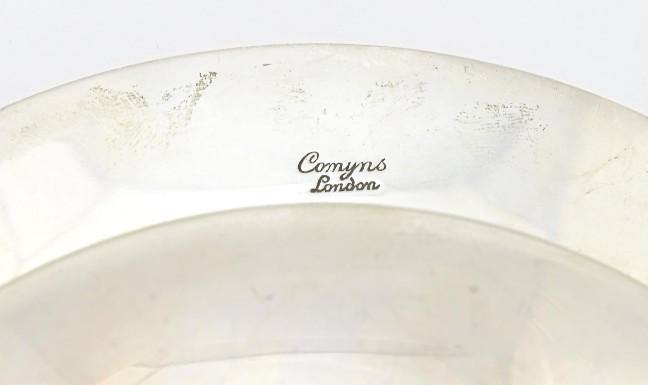 A silver model of an armada dish hallmarked London 1987 maker William Comyns & Sons Ltd. Together - Image 10 of 10