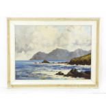 Boyd, 20th century, Irish School, Oil on canvas, Achill Head, County Mayo, Ireland, An Irish coastal