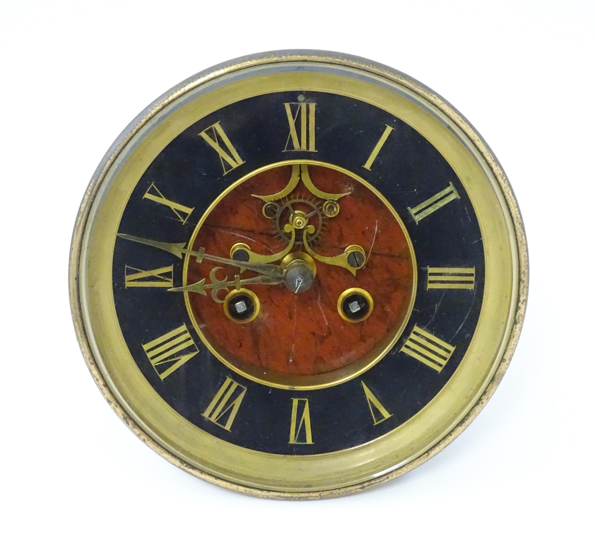 An 8-day clock movement with Roman chapter ring. Approx. 7" diameter Please Note - we do not make - Image 3 of 9