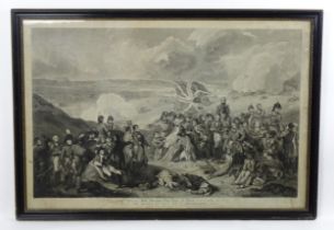J Vendramini, After Robert Ker Porter, 19th century, Engraving, The Death of General Abercrombie