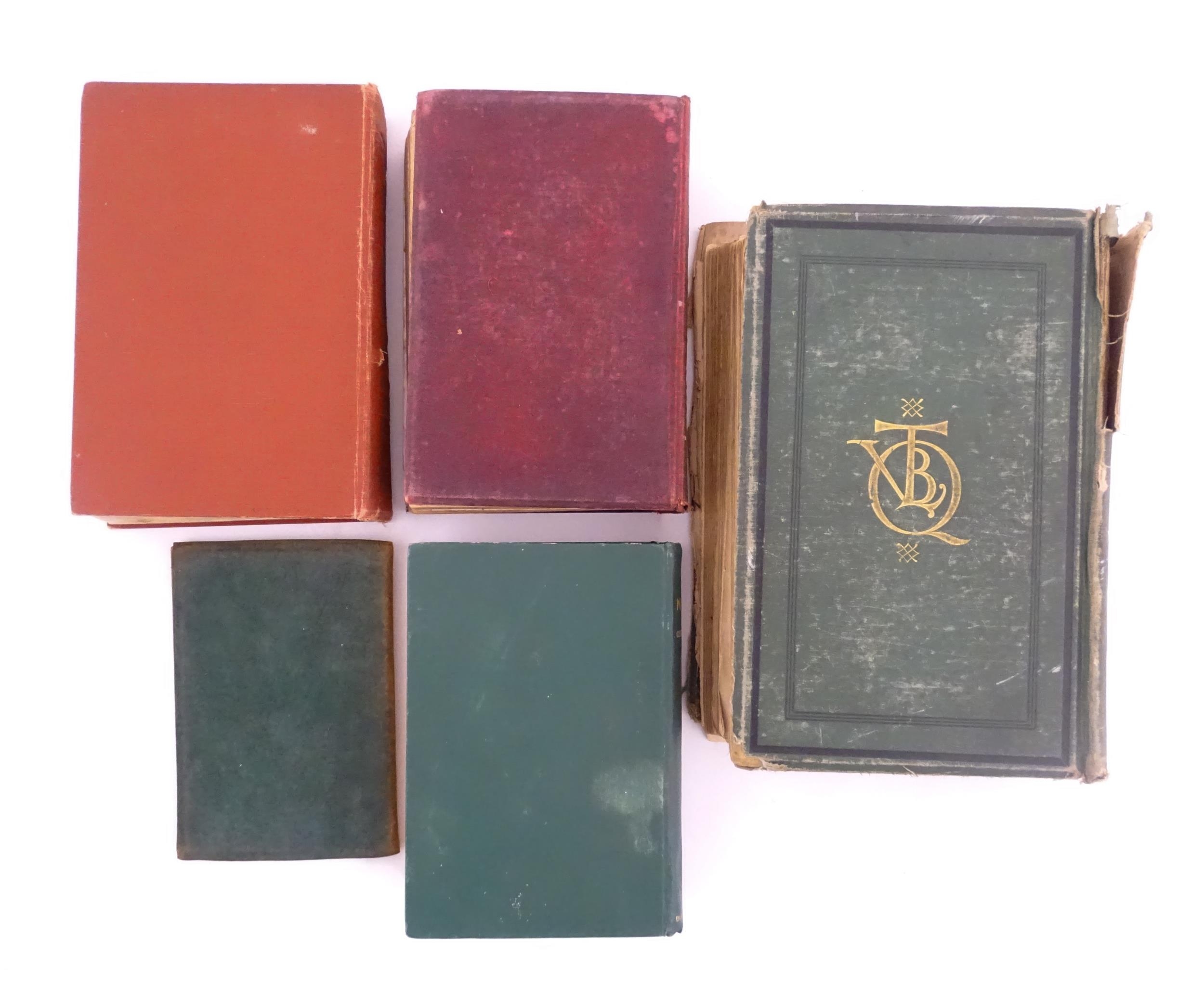 Books: Five assorted books comprising Marks and Monograms on Pottery & Porcelain by William - Image 3 of 8