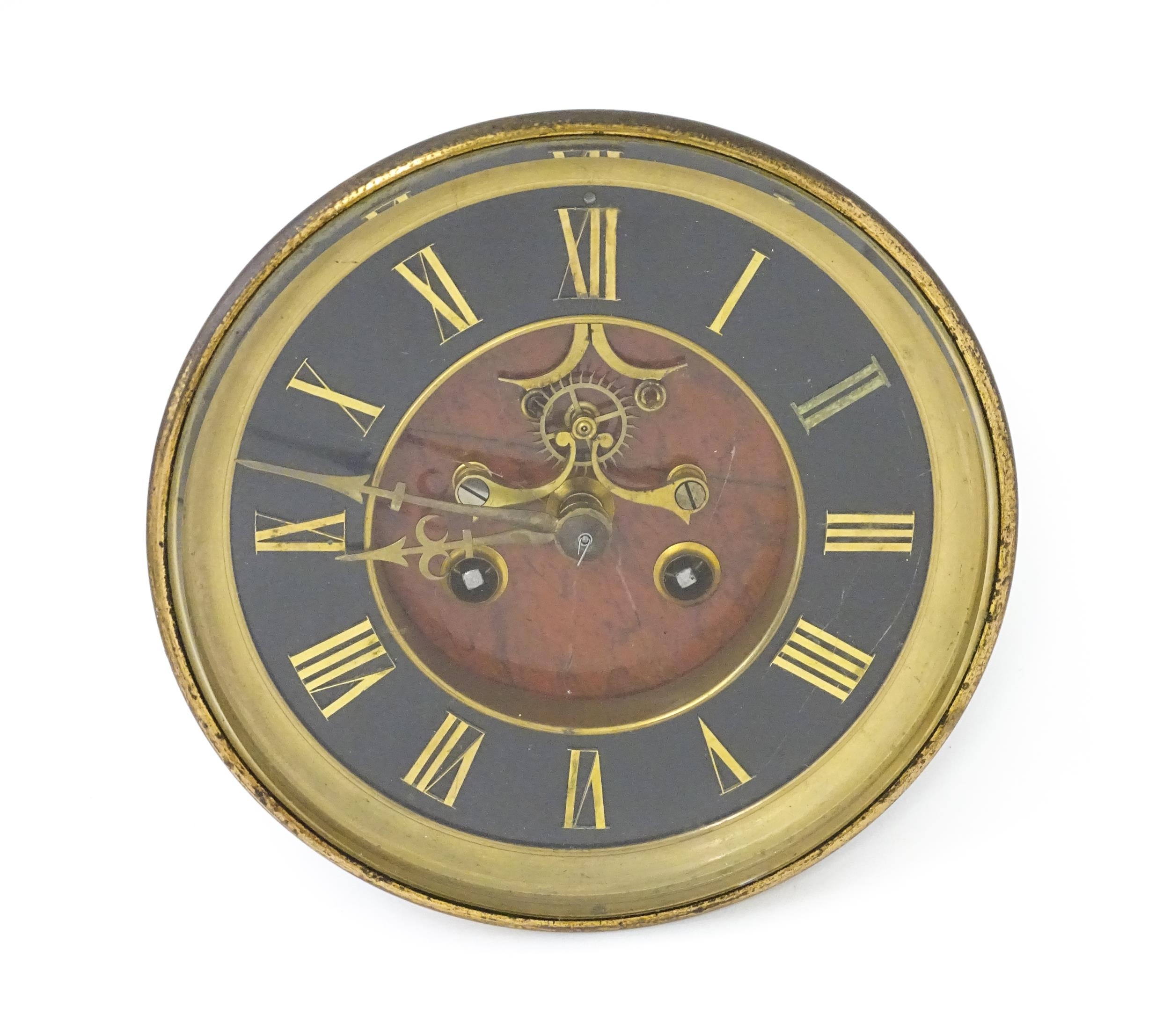 An 8-day clock movement with Roman chapter ring. Approx. 7" diameter Please Note - we do not make - Image 4 of 9