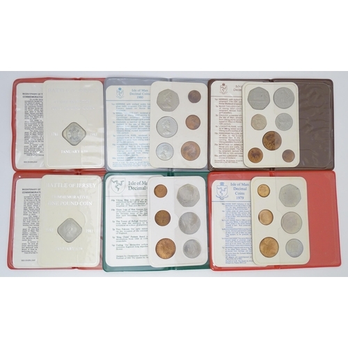 Coins: A quantity of assorted coin sets to include The Twenty Pence Pieces - United Kingdom, Isle of - Image 9 of 10