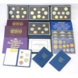 Coins : a quantity of Queen Elizabeth II United Kingdom Royal Mint proof / first decimal coin