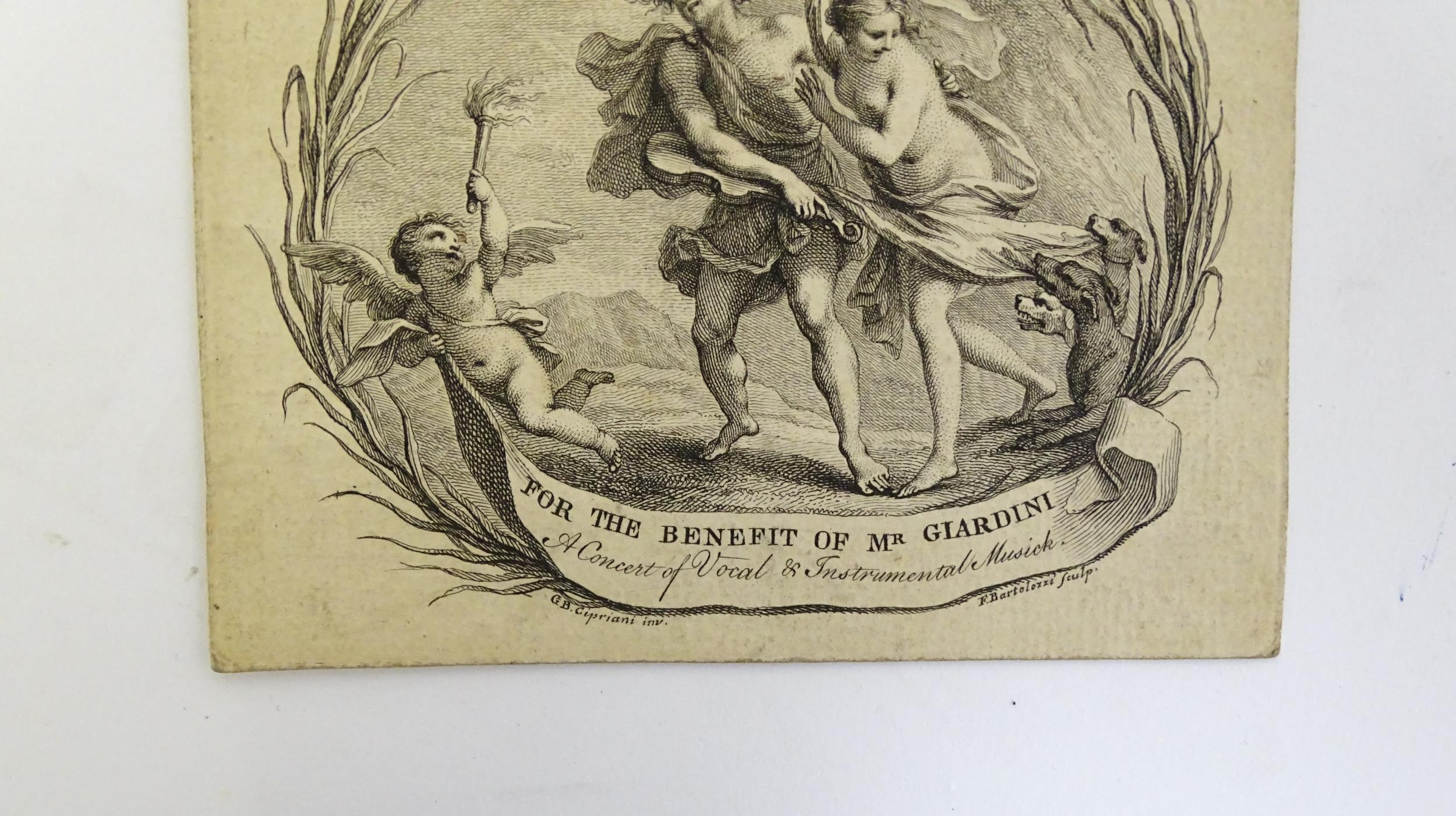 A quantity of 17th and 18thC Bartolozzi engravings to include Apollo & Daphne, Orpheus & Eurydice, - Image 9 of 11