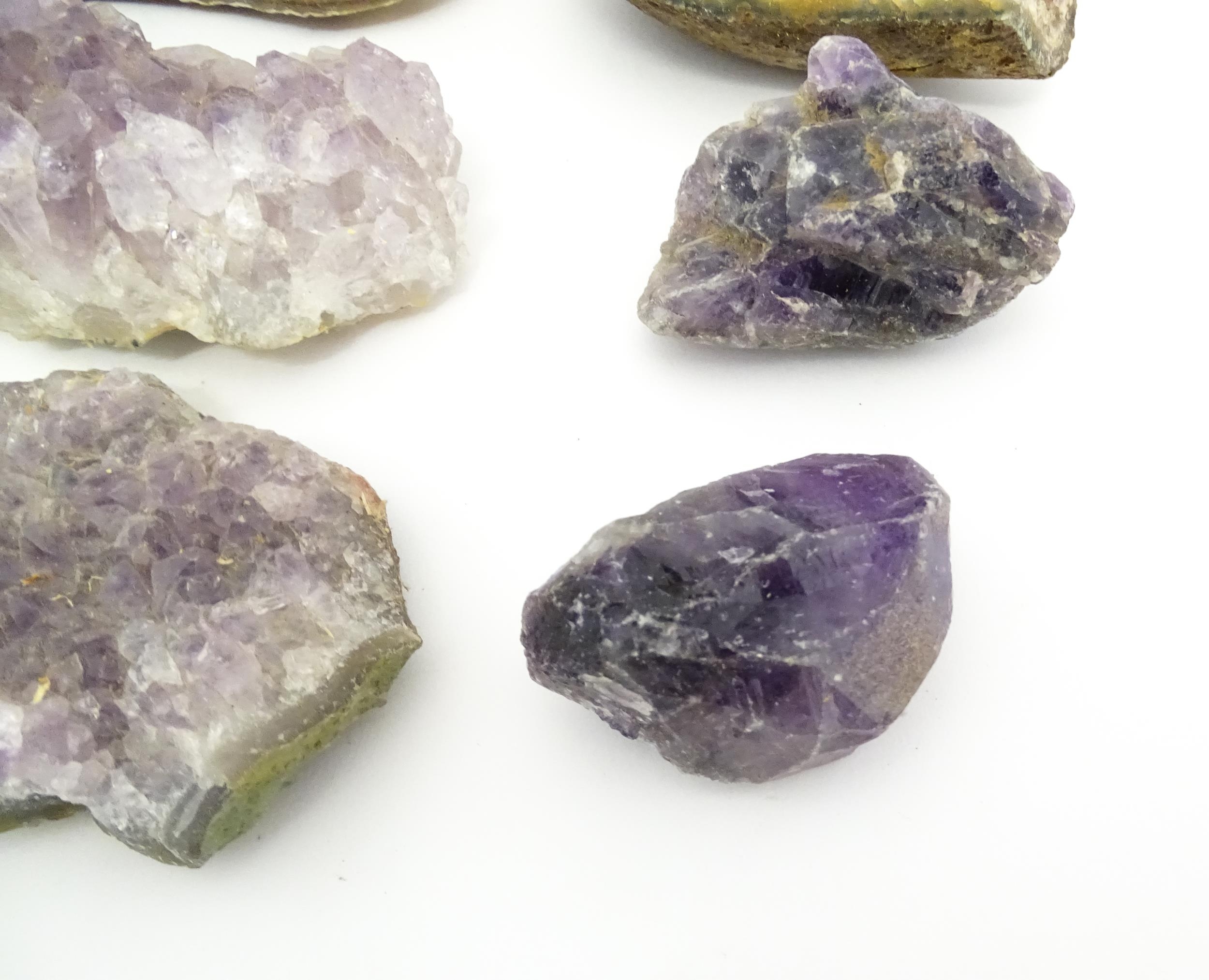 Natural History / Geology Interest: A quantity of amethyst hardstone specimens / geodes. Largest - Image 8 of 12