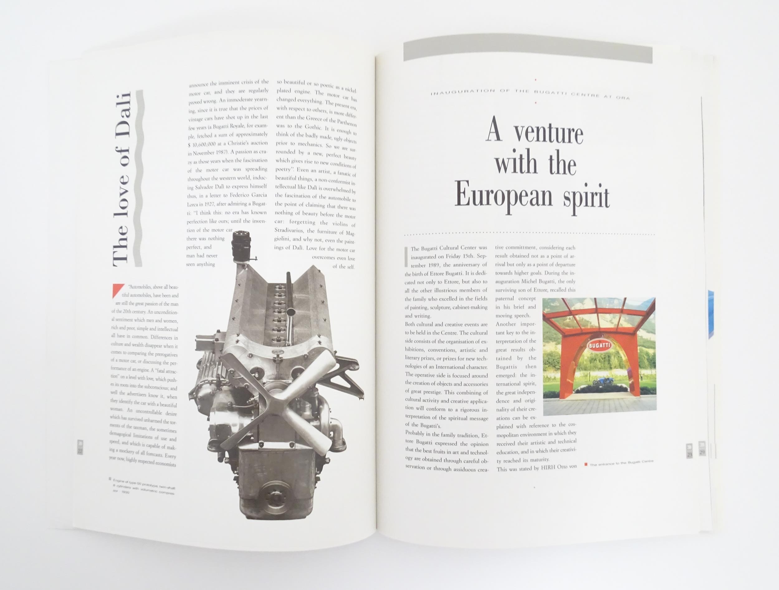 Ephemera : a first edition copy of Ettore Bugatti International Magazine, English edition 'n.0' with - Image 8 of 10