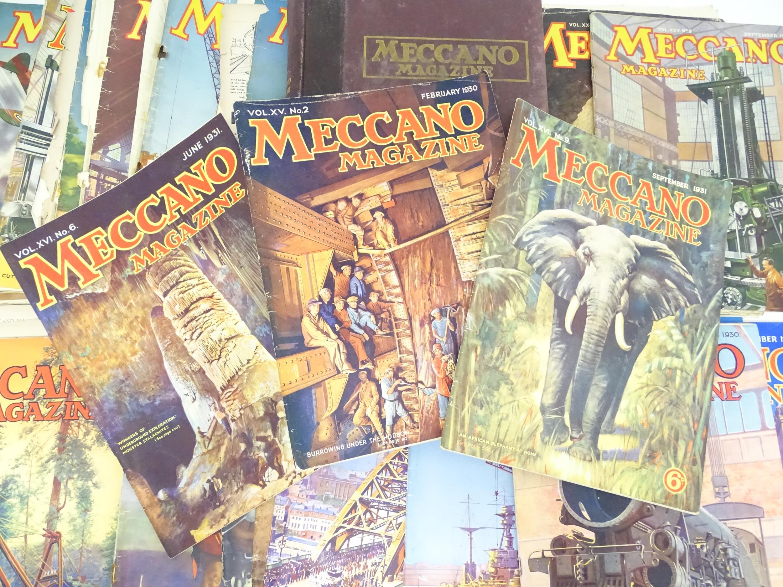 Toys: A quantity of 1930s and 1940s Meccano magazines Please Note - we do not make reference to - Image 5 of 7