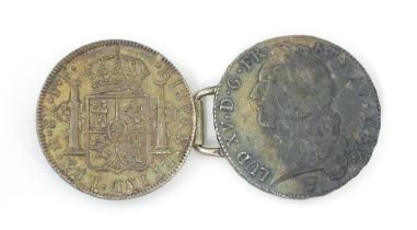 A coin formed buckle. Approx. 3 1/4" wide Please Note - we do not make reference to the condition of