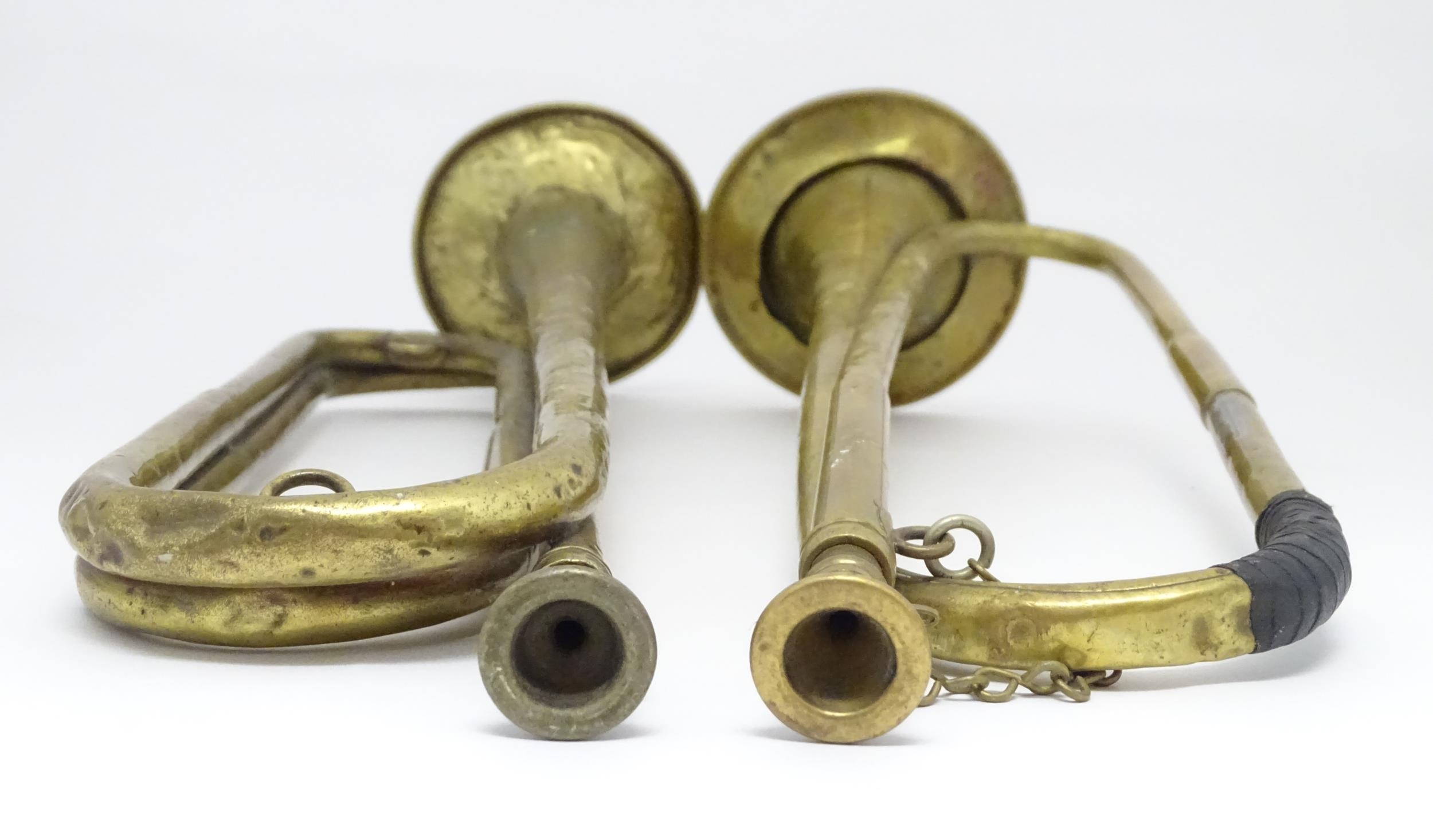 Musical Instruments : a B clarion bugle by Boosey & Hawkes Ltd , London, together with another by - Image 8 of 8