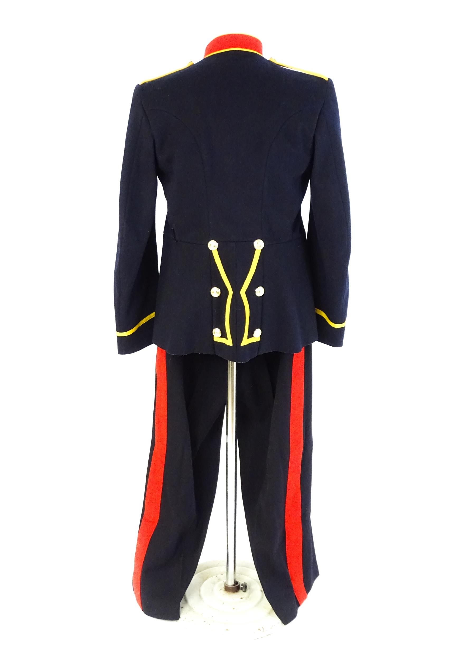 Militaria : a Royal Marines bandsman's No.1 full dress uniform, the single-breasted tunic with - Image 13 of 13