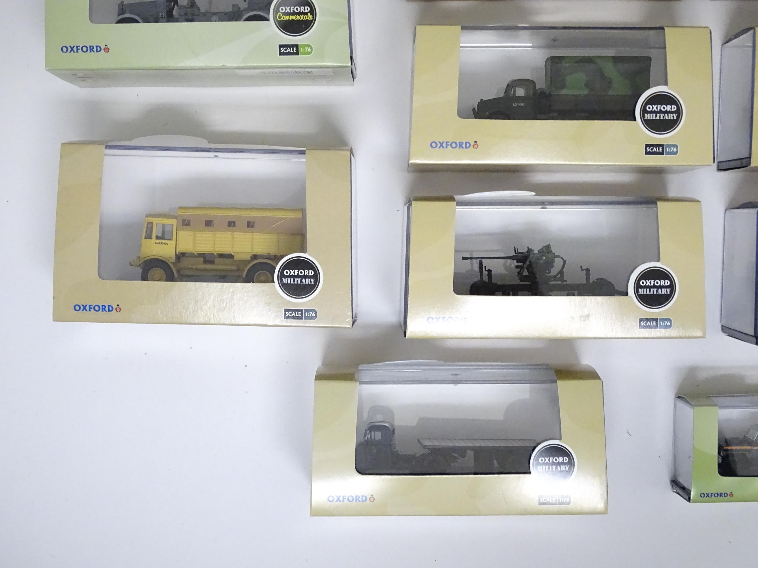 Toys: A quantity of die cast scale model Oxford Military / Fire / Commercials vehicles to include - Image 9 of 15