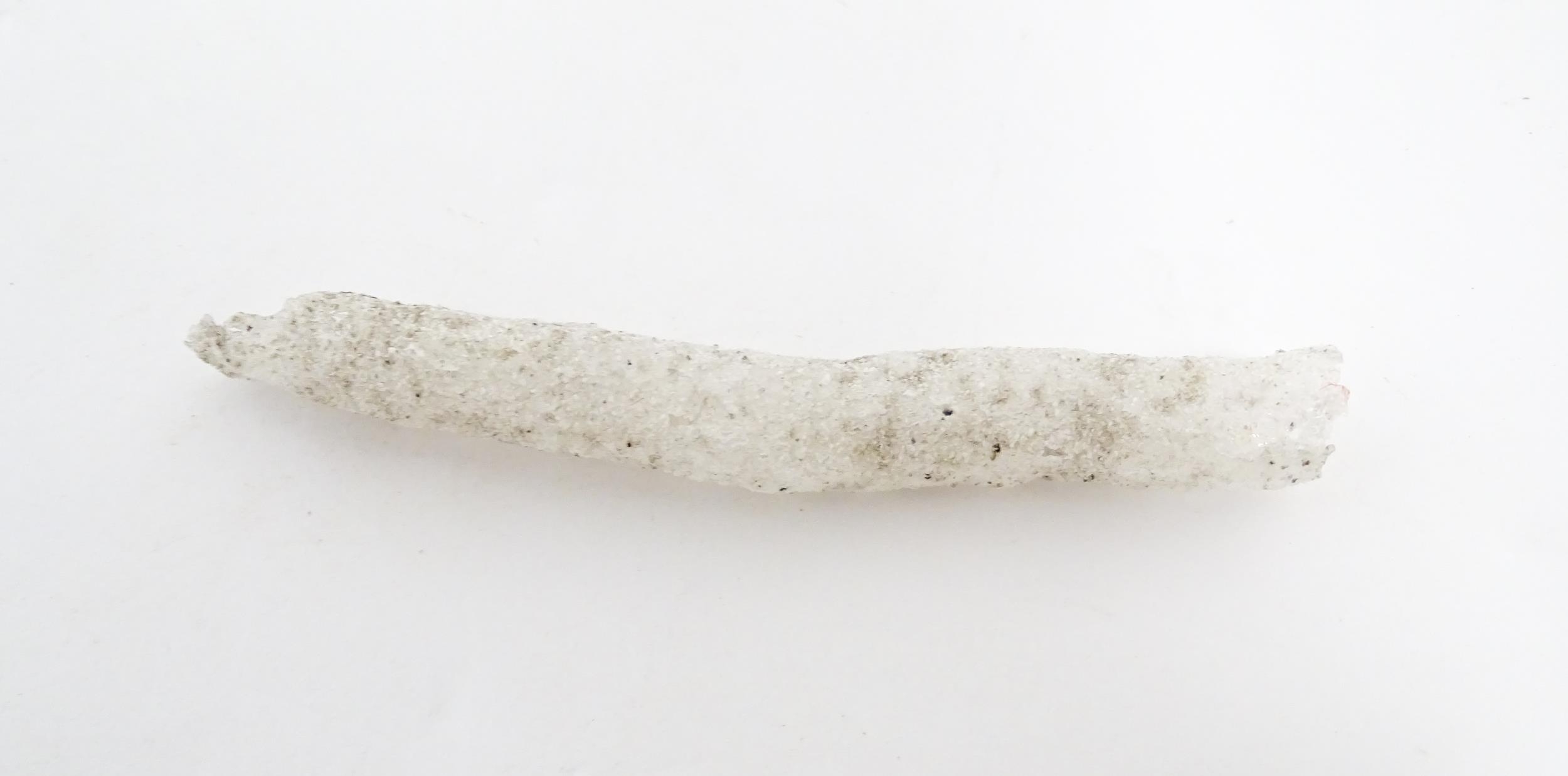 Natural History / Geology Interest: A fulgurite specimen from lightning strike. Approx. 3 1/4" - Image 5 of 8