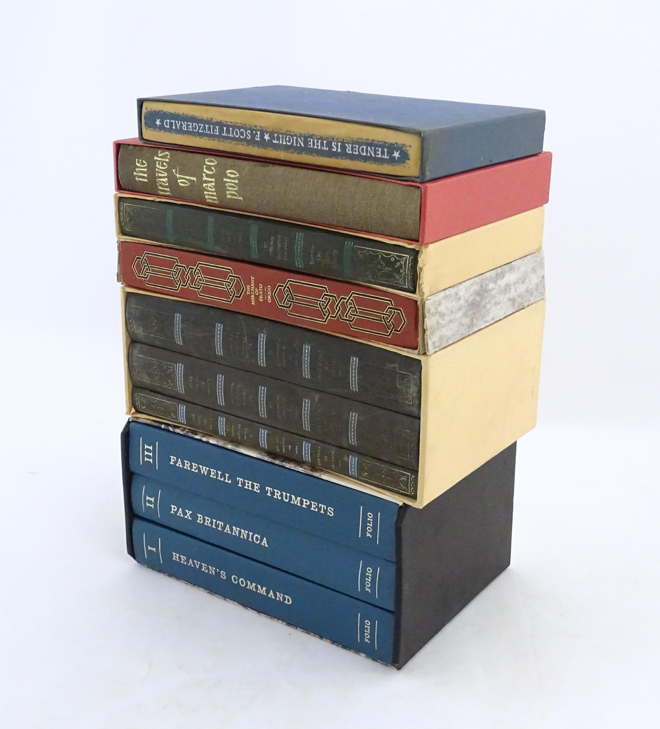 Books: A quantity of Folio Society books titles to include Tender is the Night by F. Scott