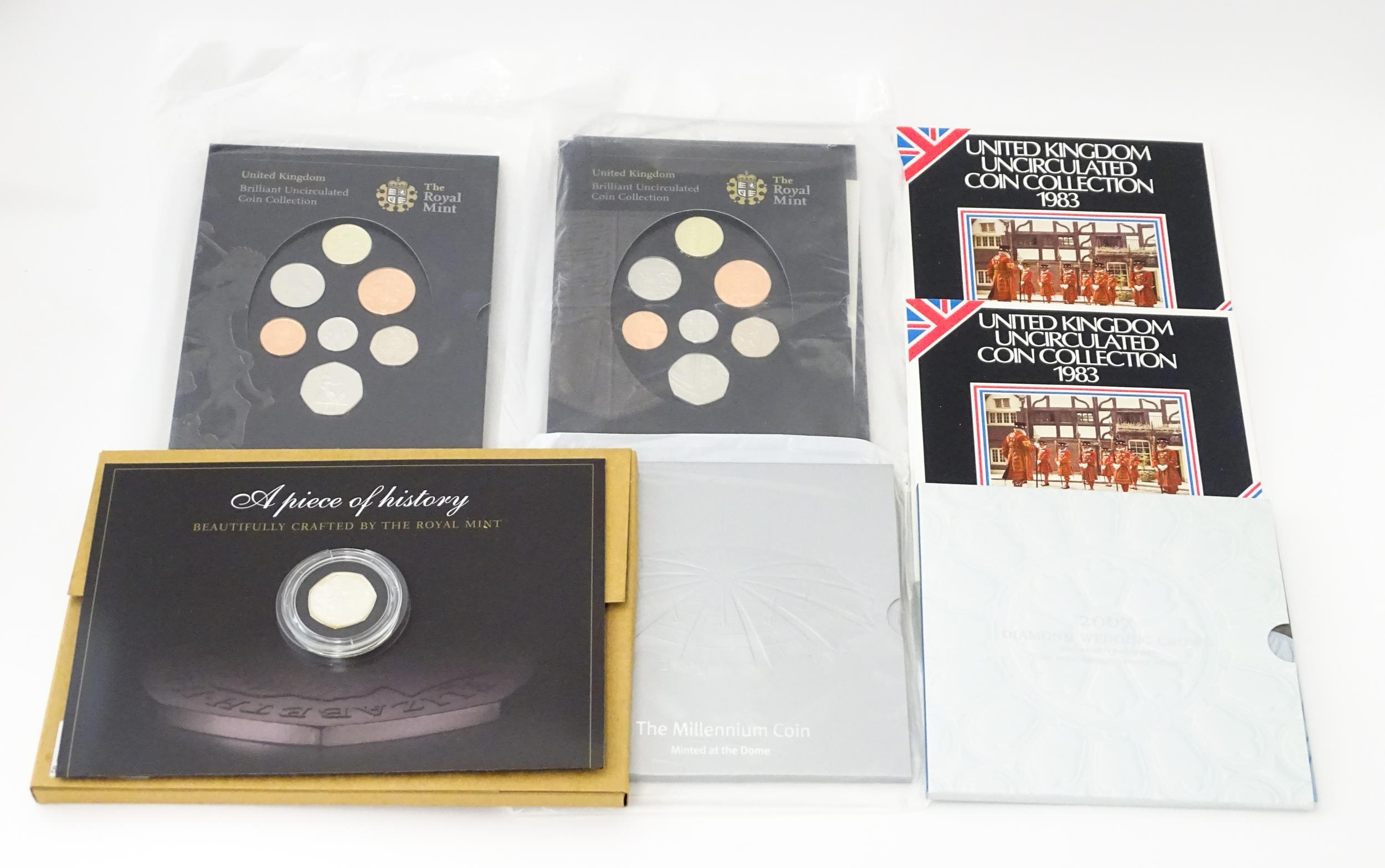 Coins : a quantity of Queen Elizabeth II United Kingdom collectors coins to include two Royal Mint - Image 3 of 12