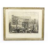 After Giovanni Battista Piranesi (1720-1788), Etching, Veduta dell' Arco di Costantino, e dell'