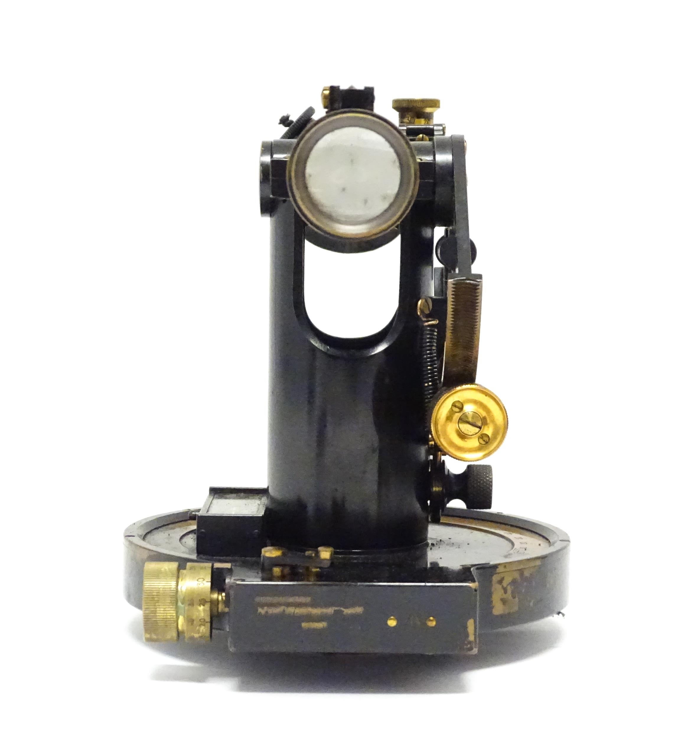 Militaria : a cased c1917 Telescope Director No.5 Mk1 artillery gun sight, with blacked finish, - Image 10 of 19