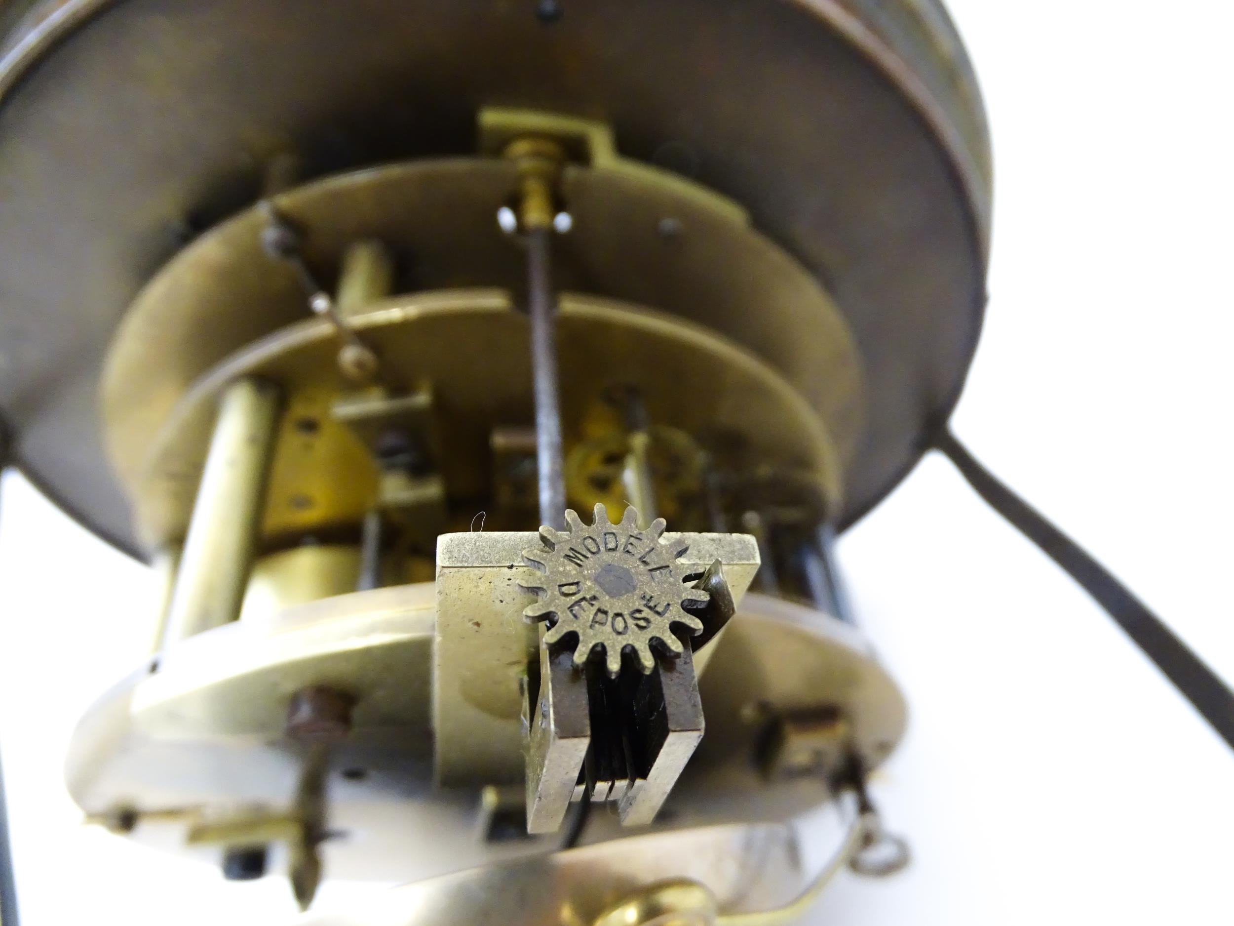 An 8-day clock movement with Roman chapter ring. Approx. 7" diameter Please Note - we do not make - Image 9 of 9
