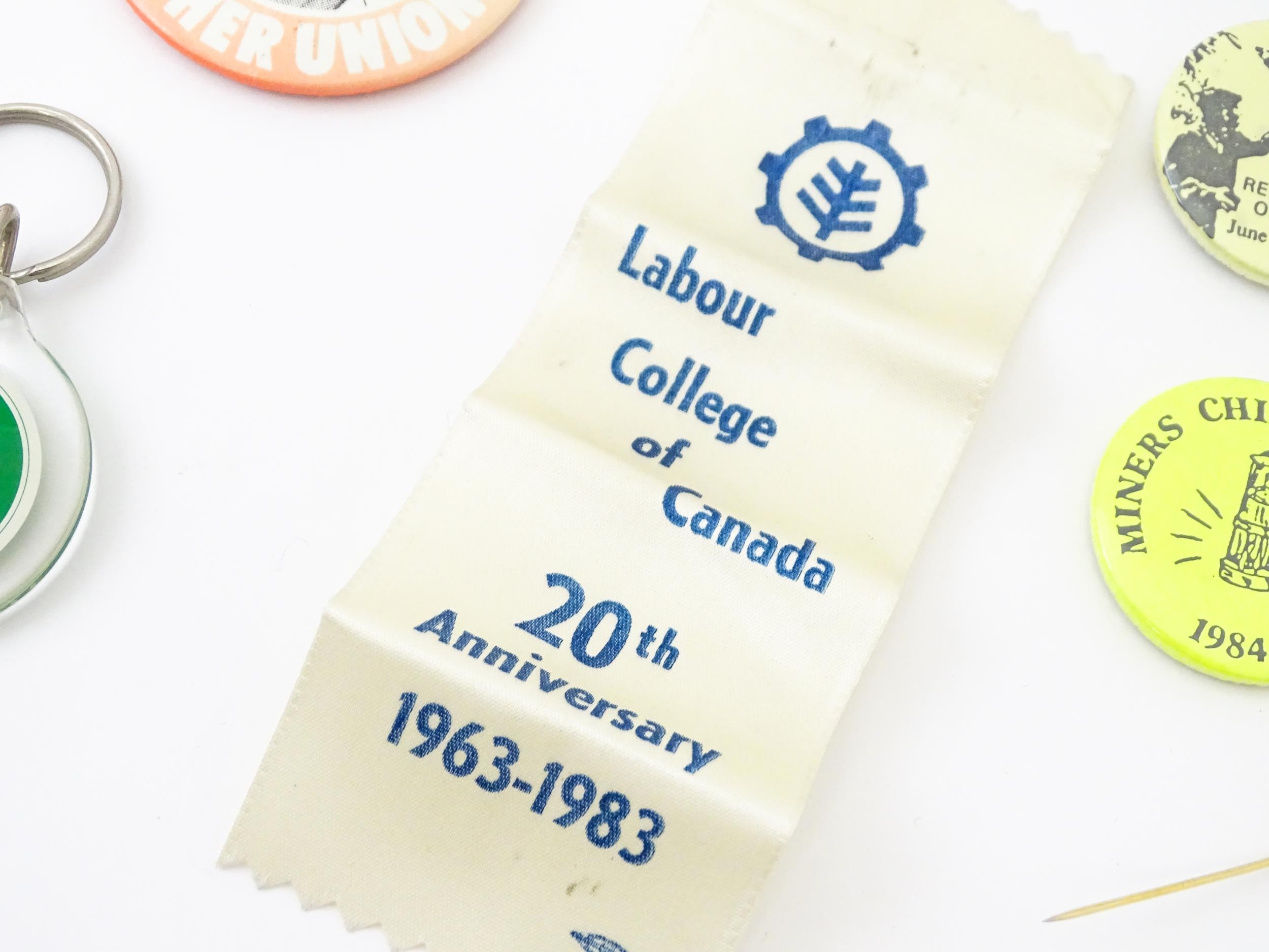 Trade Union Interest: a quantity of assorted badges, pins, etc. to include GCHQ Trade Unions, - Image 11 of 12