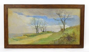 Minnie Agnes Cohen (1864-1940), Watercolour, A winter landscape scene. Signed lower left. Approx. 17