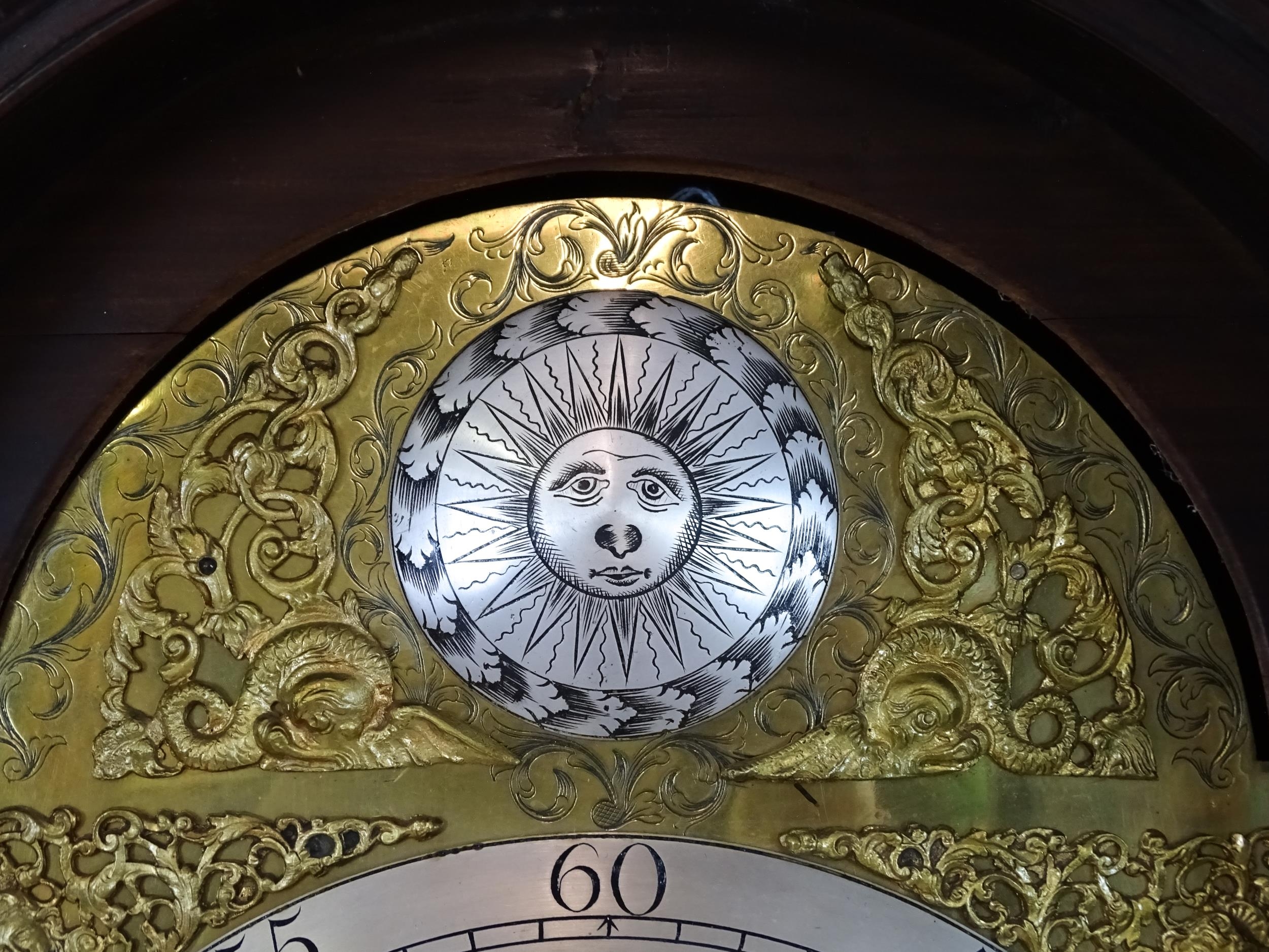 William Westbrook, London : An 18thC mahogany cased 8-day longcase clock, the brass face with - Image 7 of 15