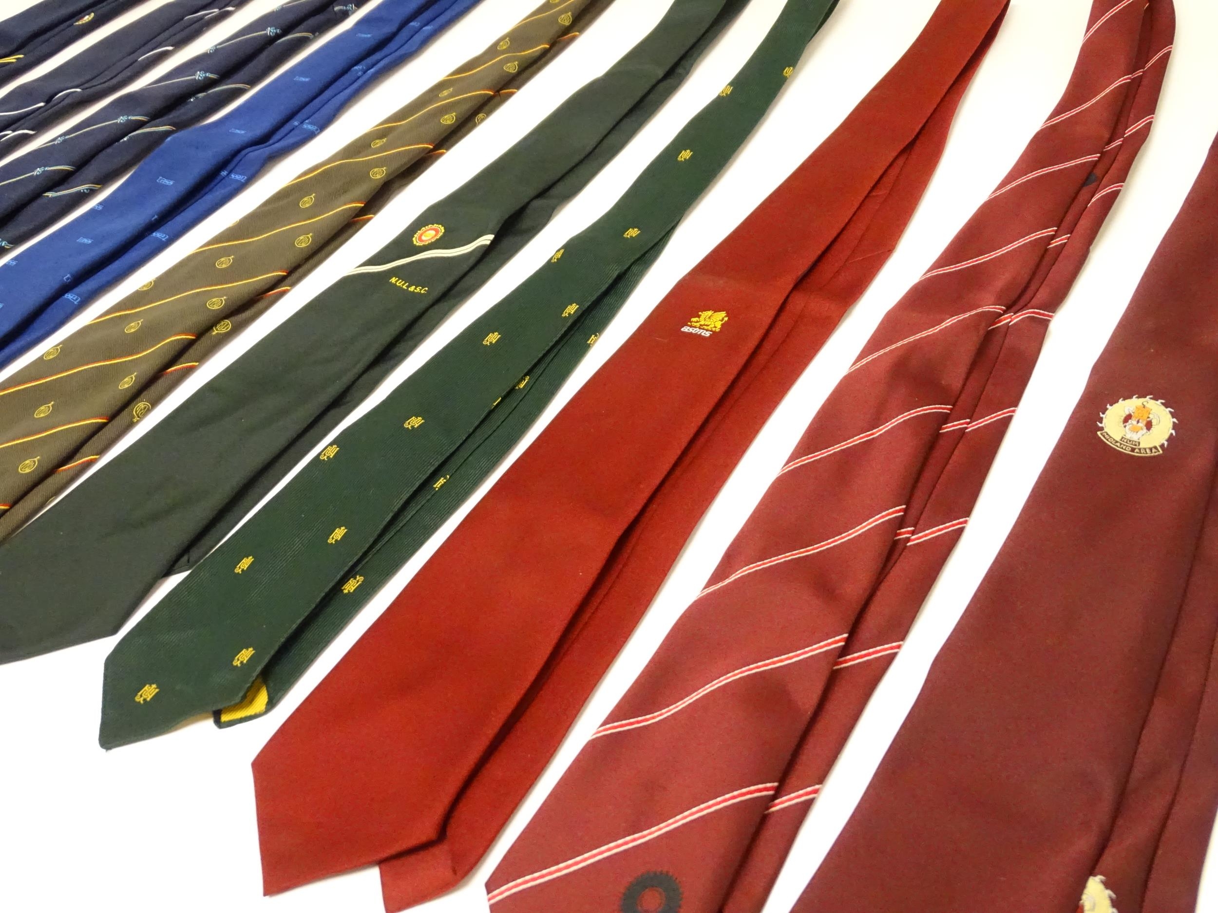 Trade Union Interest: a quantity of assorted ties, to include Technical Administrative and - Image 5 of 17