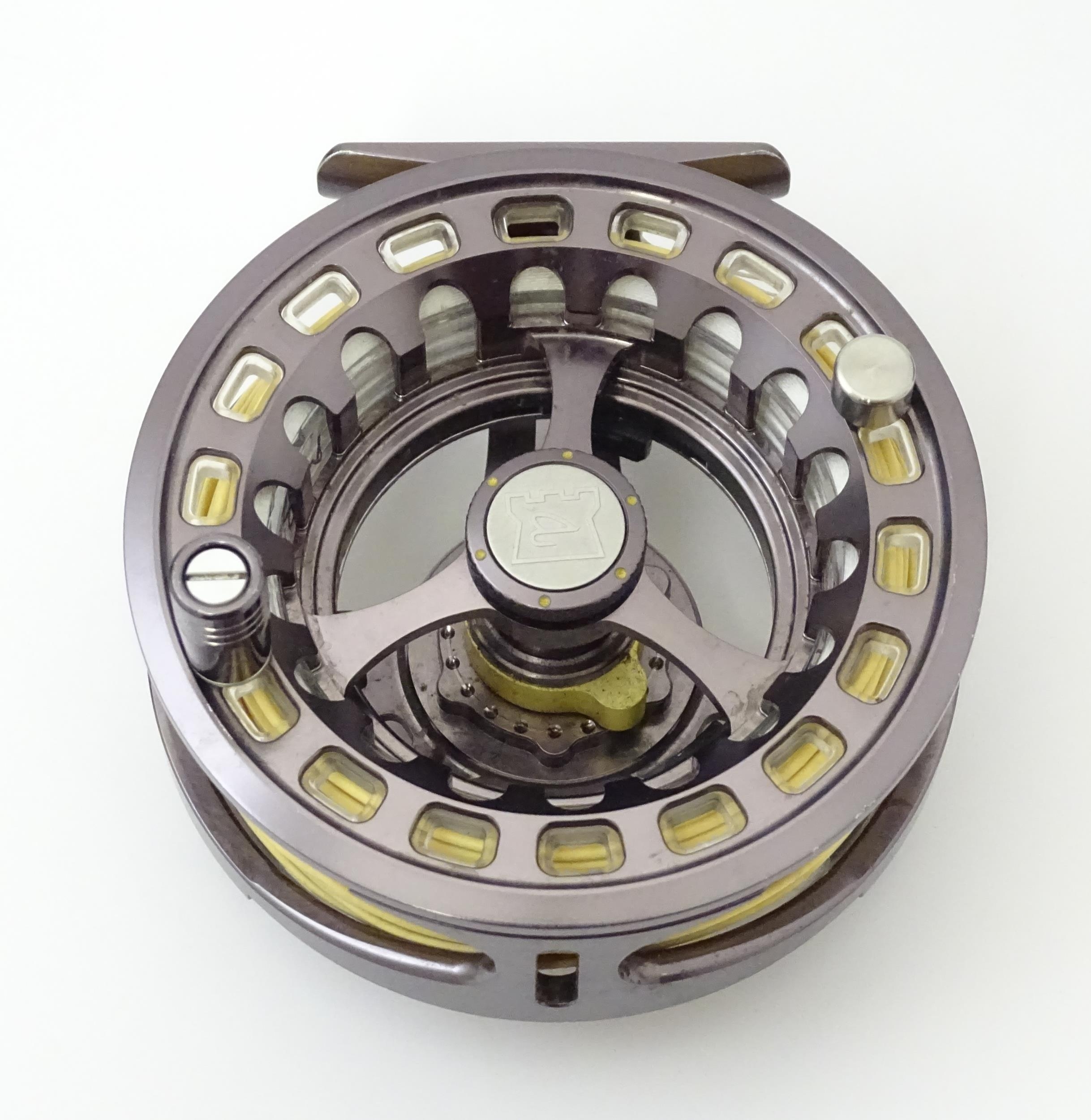 Fishing : a Hardy Ultralite 5000 CLS centrepin fly reel, together with a Hardy's neoprene case - Image 3 of 8