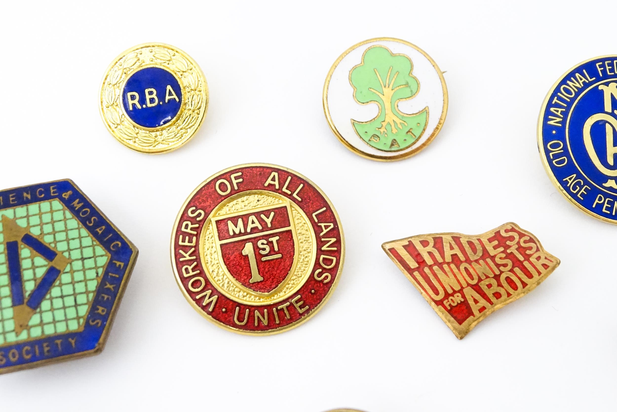 Trade Union Interest: a quantity of assorted badges, pins, etc. to include National Society of Tile, - Image 9 of 10