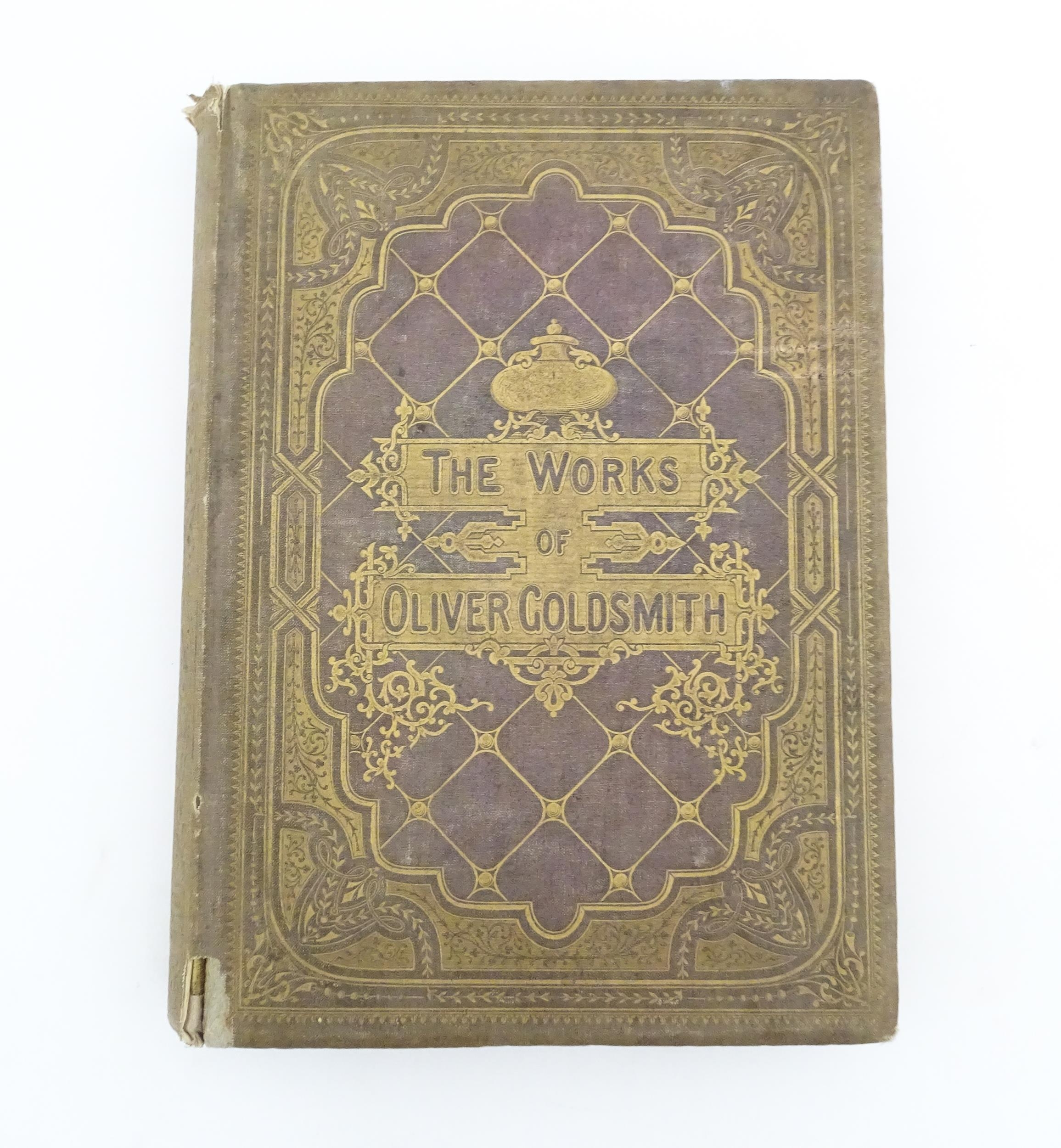 Book: The Works of Oliver Goldsmith Illustrated Vicar of Wakefield, Select Poems and Comedies,