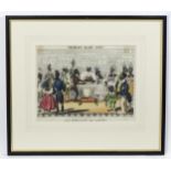 Charles Hunt after William Summers, 19th century, Satirical etching with aquatint, Marriage a la