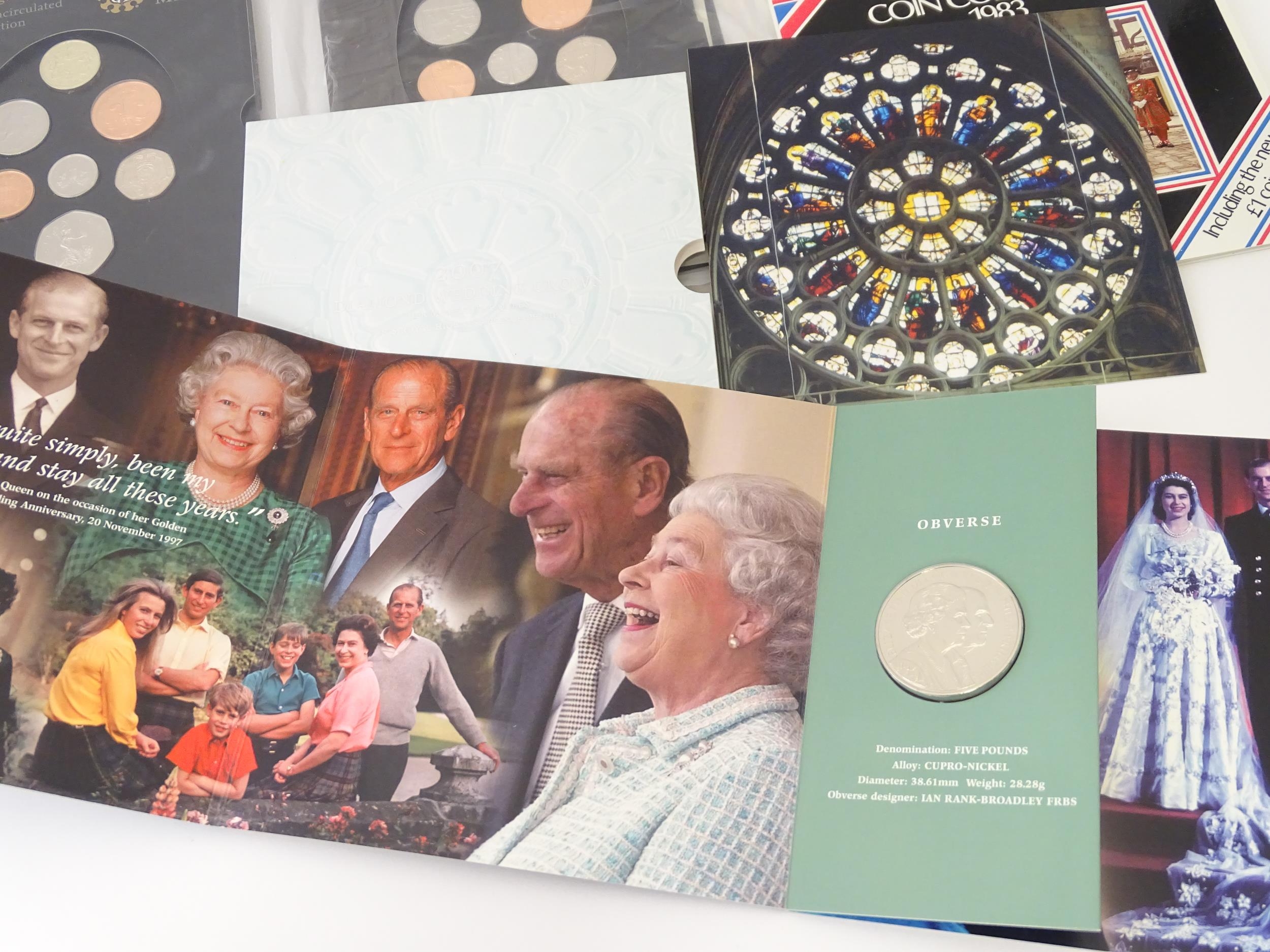Coins : a quantity of Queen Elizabeth II United Kingdom collectors coins to include two Royal Mint - Image 7 of 12
