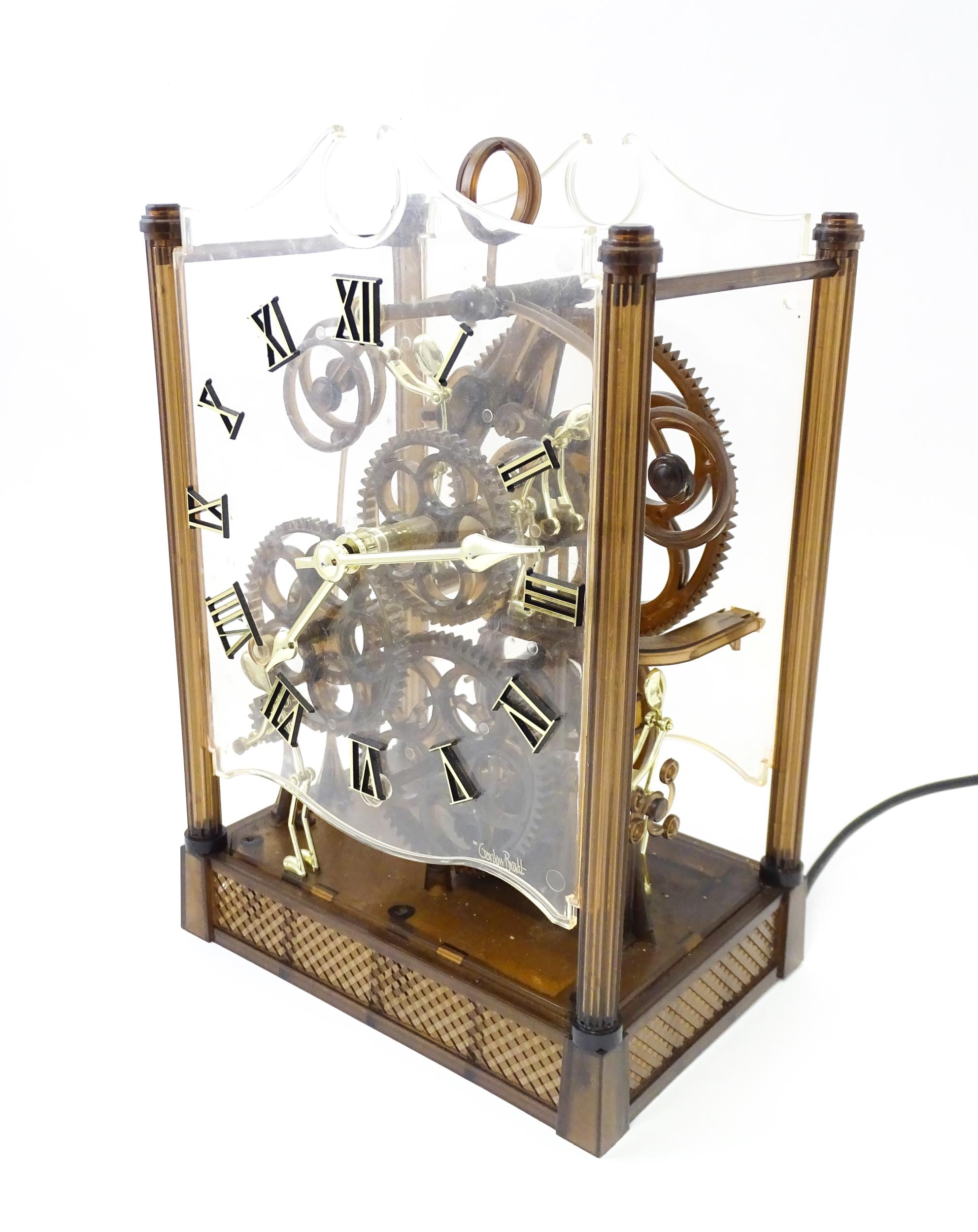 An Arrow Industries ' Electric Master Motion Clock' known as the Animated Time Machine' of plastic - Image 3 of 12