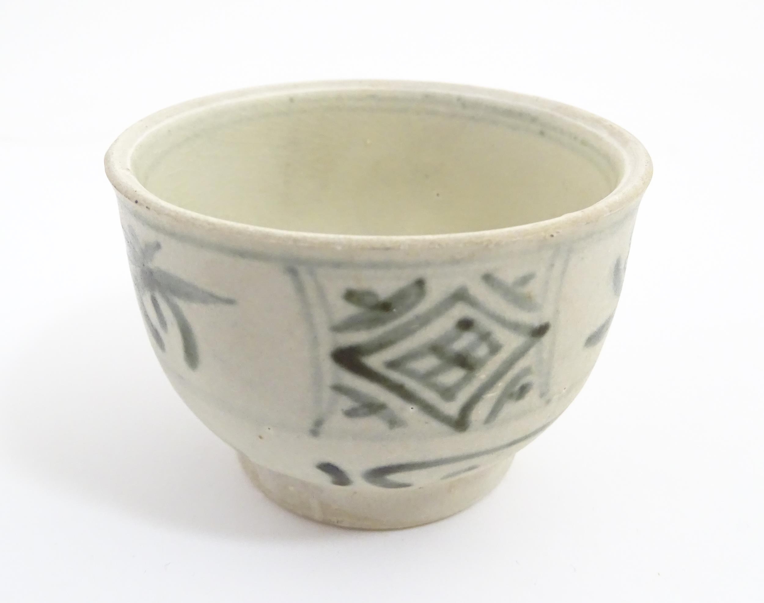 Two Chinese blue and white Tek Sing items comprising bowl and dish with brushwork decoration. - Image 14 of 18