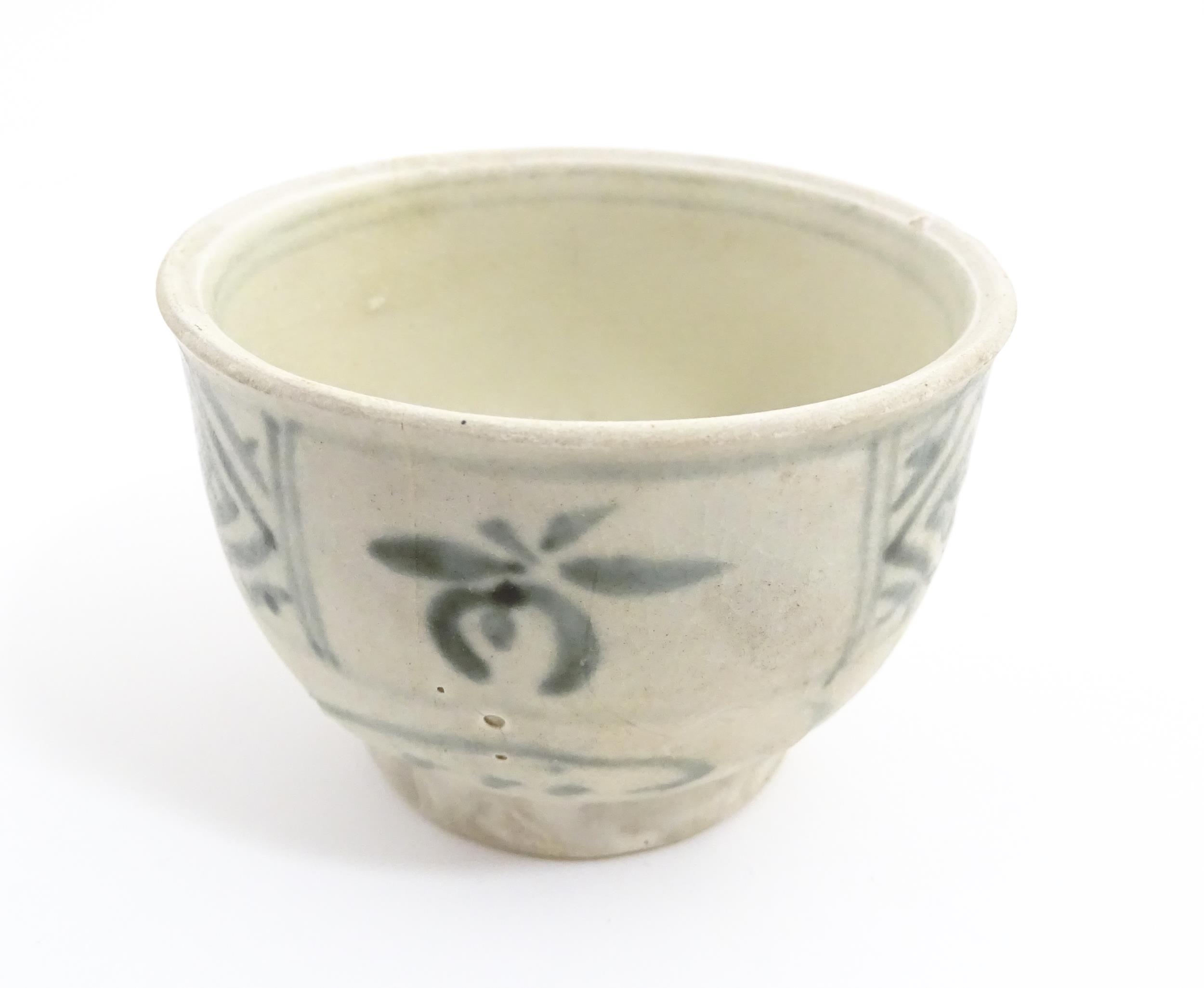 Two Chinese blue and white Tek Sing items comprising bowl and dish with brushwork decoration. - Image 16 of 18