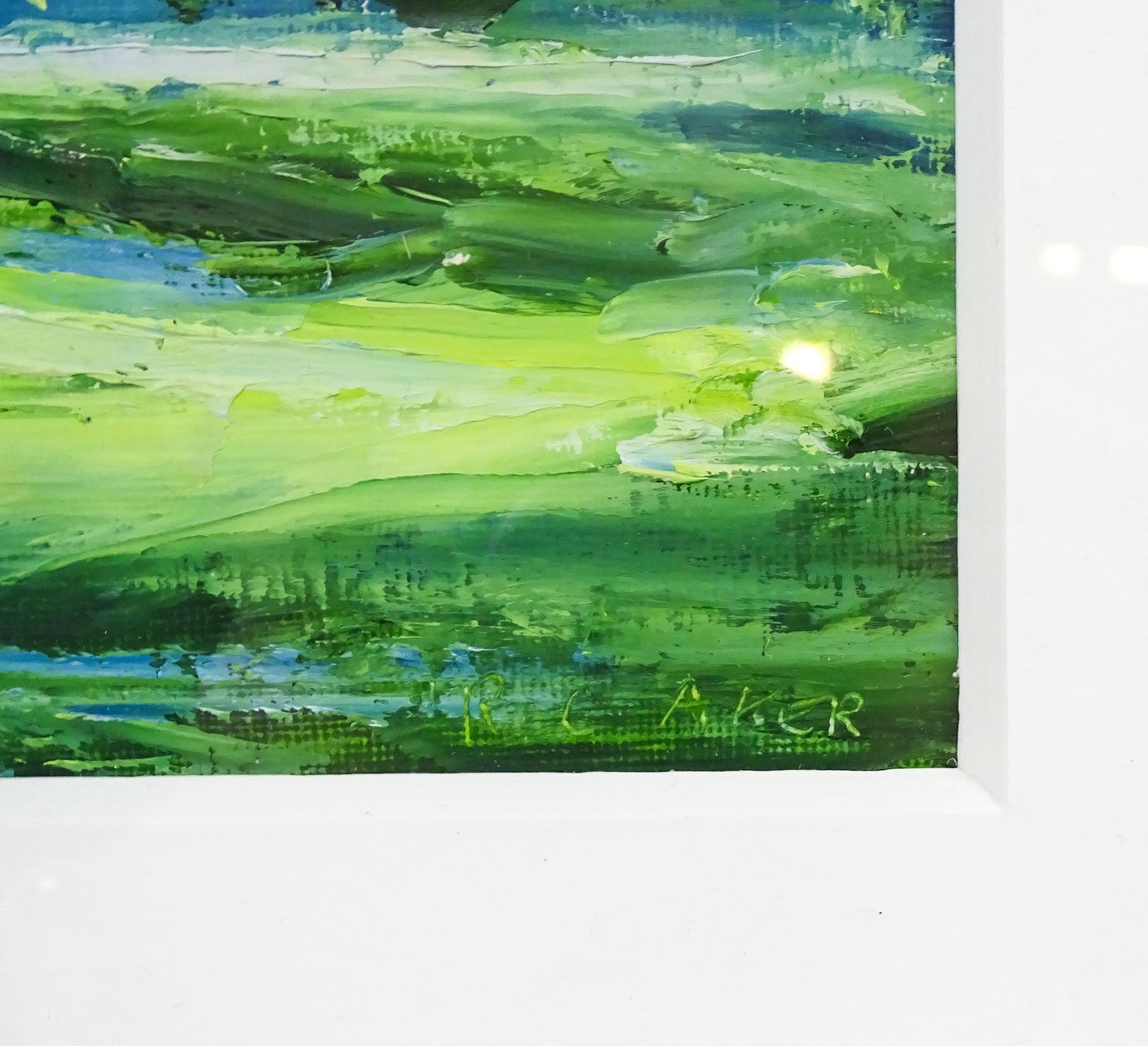 Rupert Aker, 21st century, Cotswold School, Oil on board, A landscape with Brill windmill. Signed - Image 3 of 4