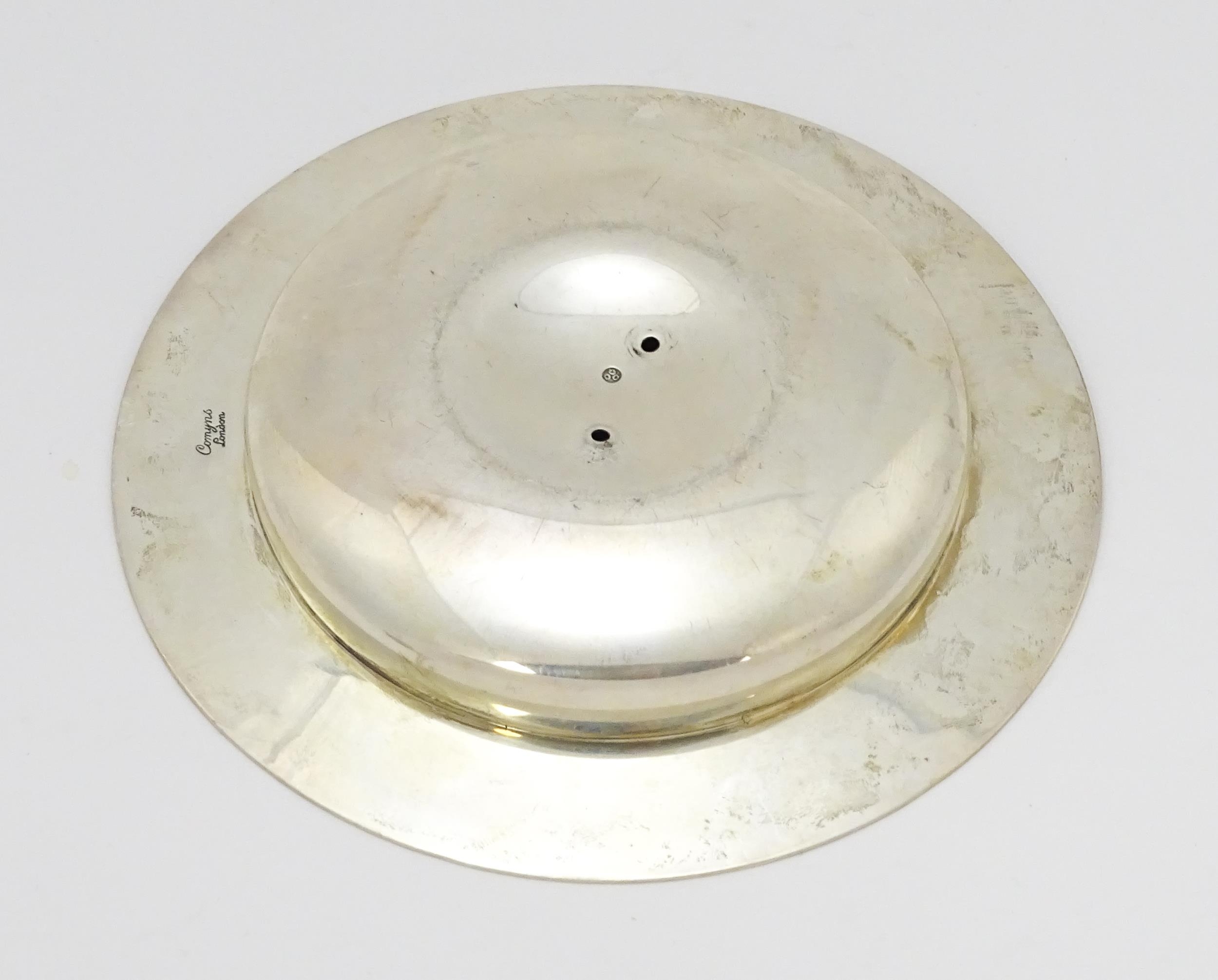 A silver model of an armada dish hallmarked London 1987 maker William Comyns & Sons Ltd. Together - Image 9 of 10