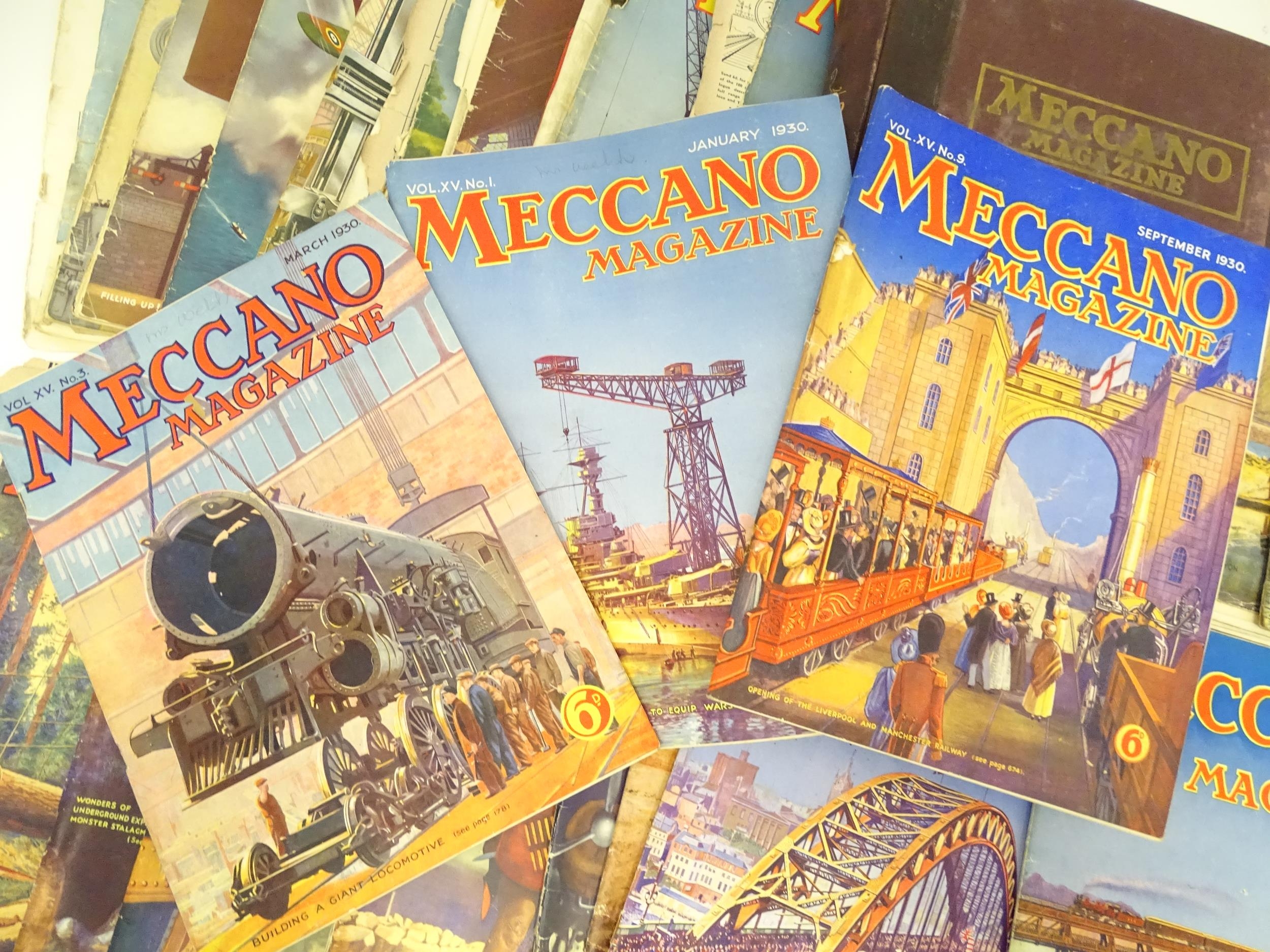 Toys: A quantity of 1930s and 1940s Meccano magazines Please Note - we do not make reference to - Image 4 of 7