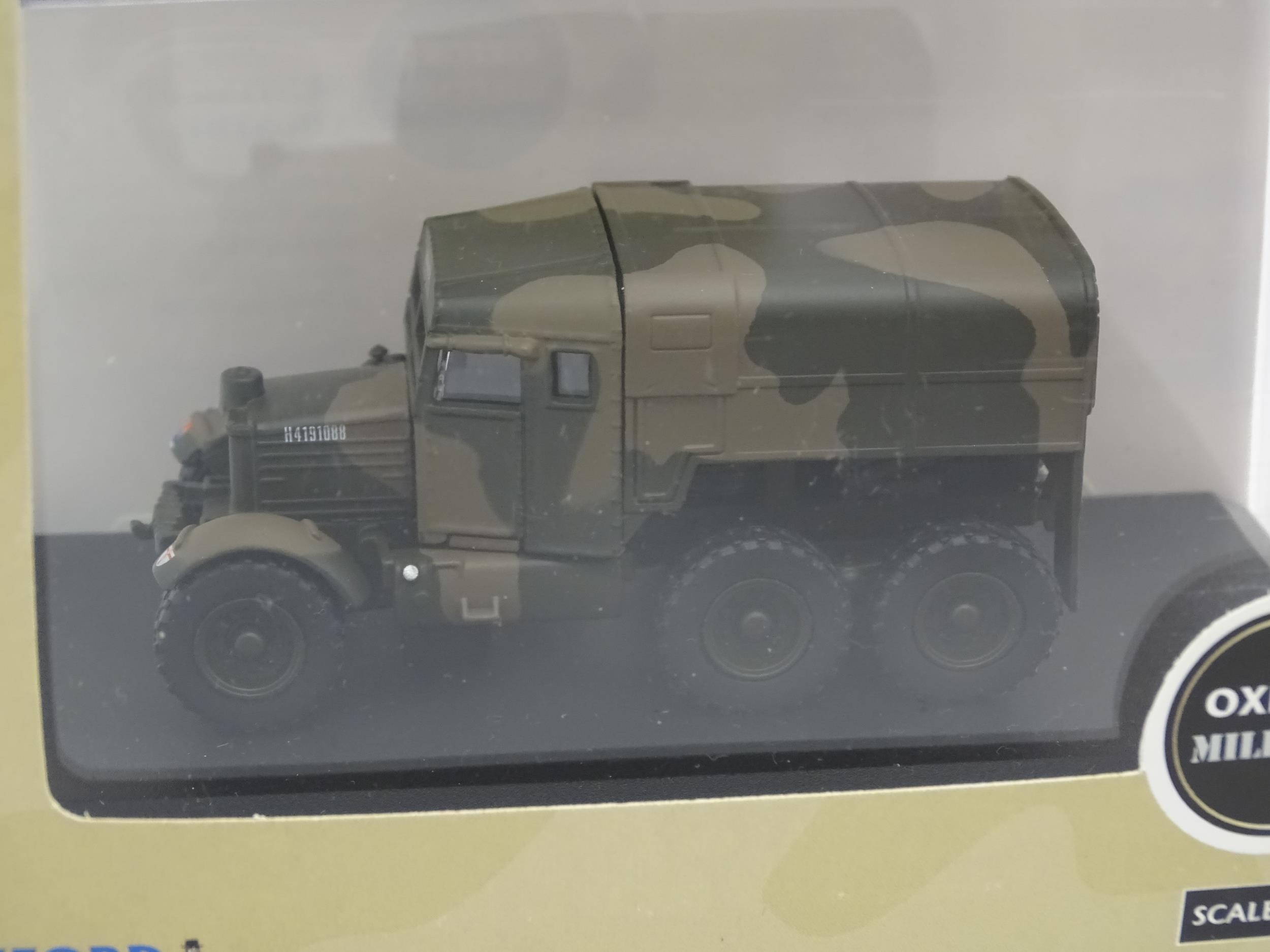Toys: A quantity of die cast scale model Oxford Military / Fire / Commercials vehicles to include - Image 13 of 15