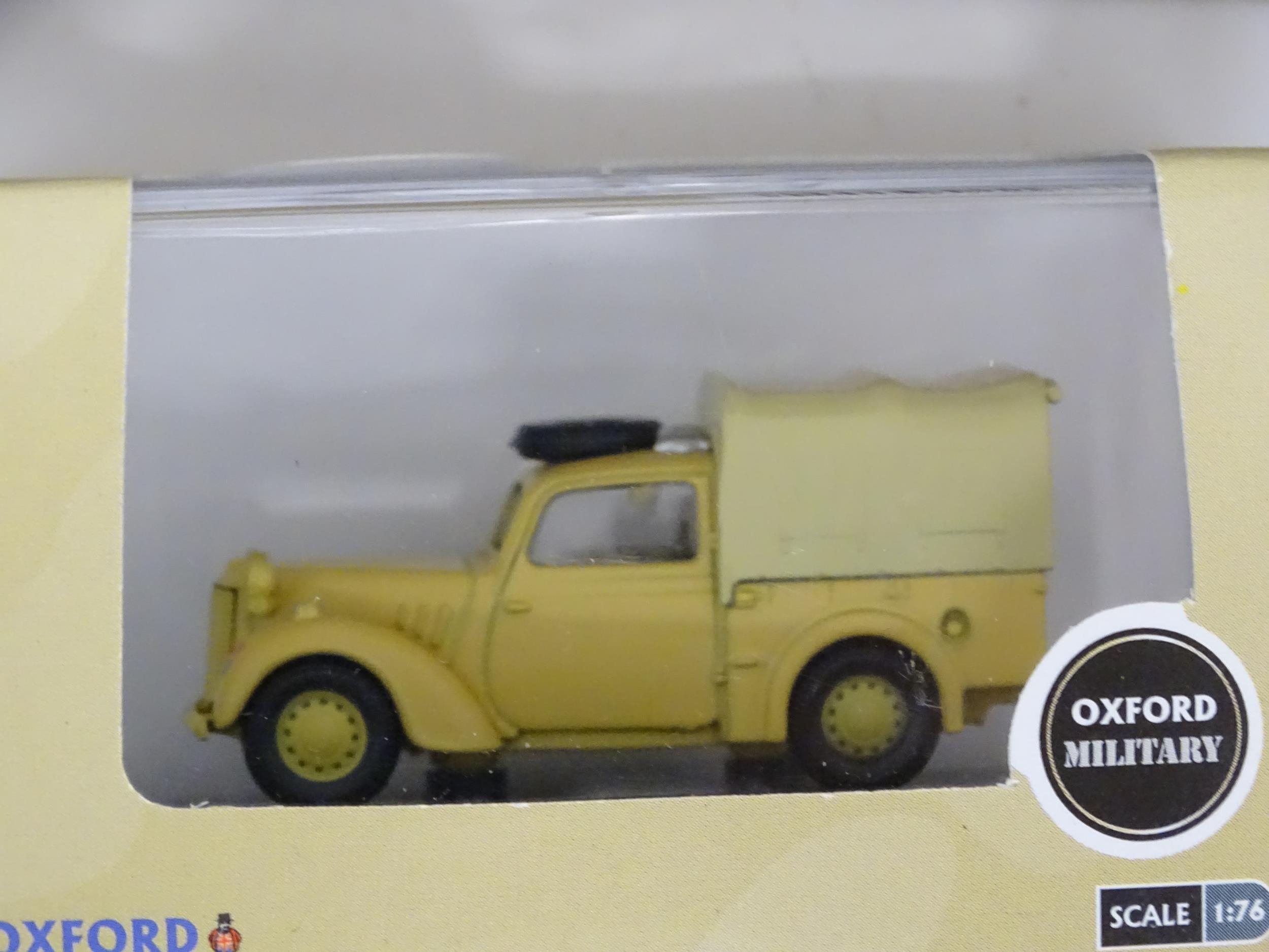 Toys: A quantity of die cast scale model Oxford Fire / Military / Commercial vehicles to include RAF - Image 12 of 13