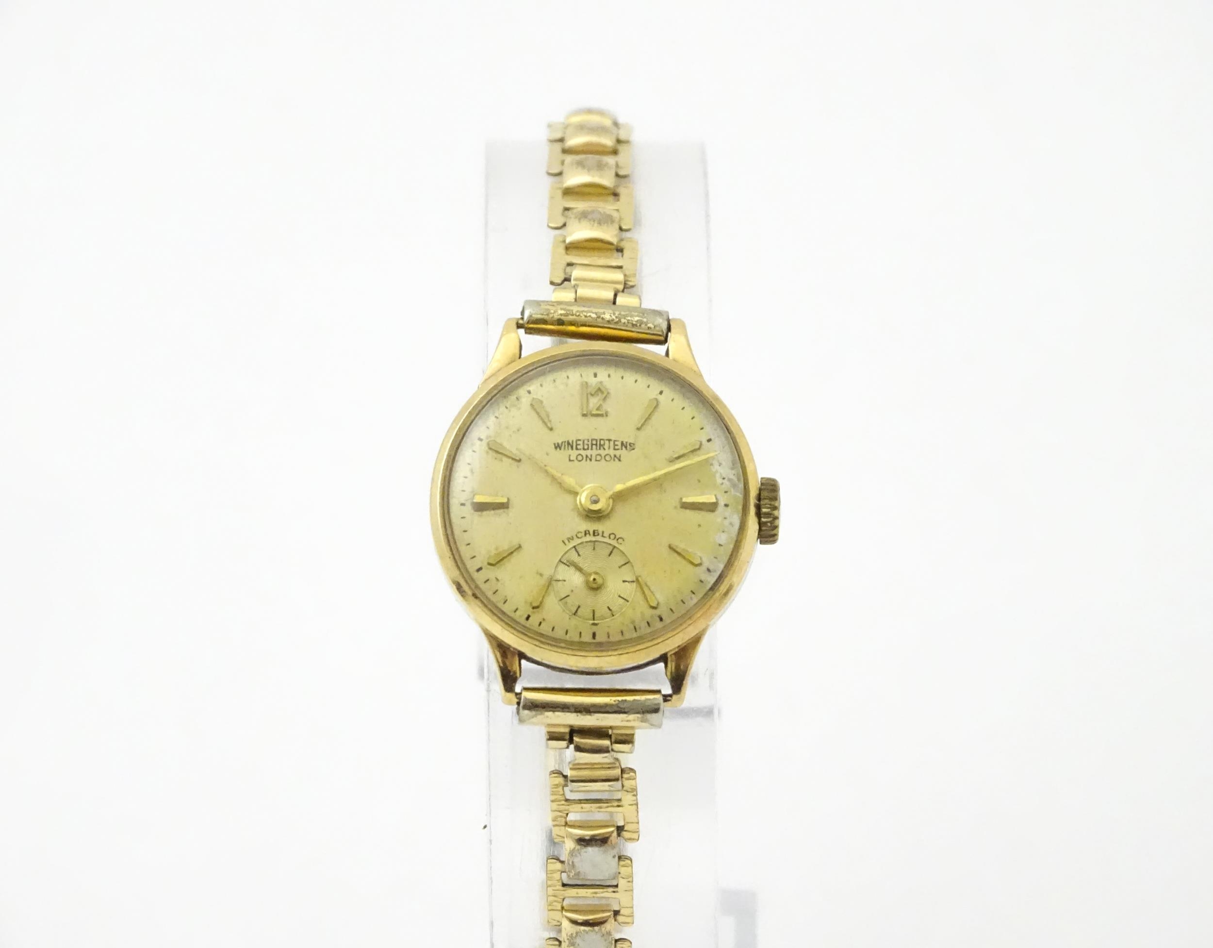 Three various 9ct gold ladies wristwatches, two with 9ct gold bracelet straps. Maker to include - Image 5 of 28