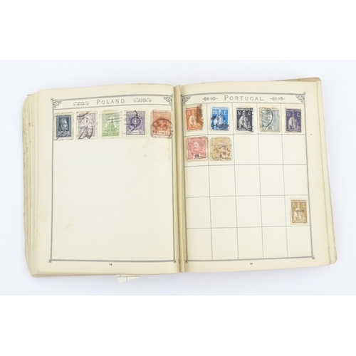 Stamps / Postal History: An early 20thC postage stamp album, containing numerous affixed worldwide - Image 18 of 19