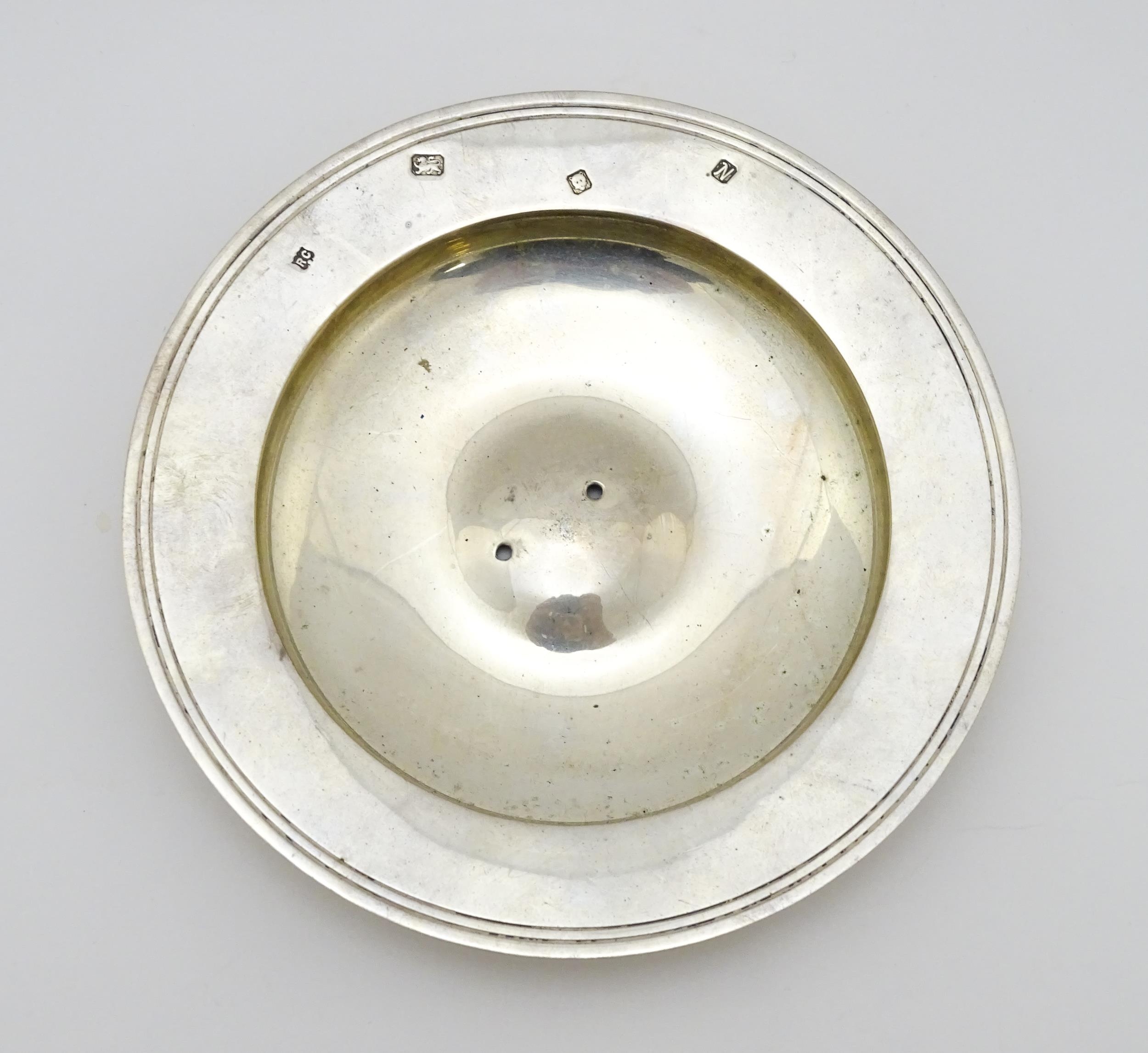 A silver model of an armada dish hallmarked London 1987 maker William Comyns & Sons Ltd. Together - Image 7 of 10