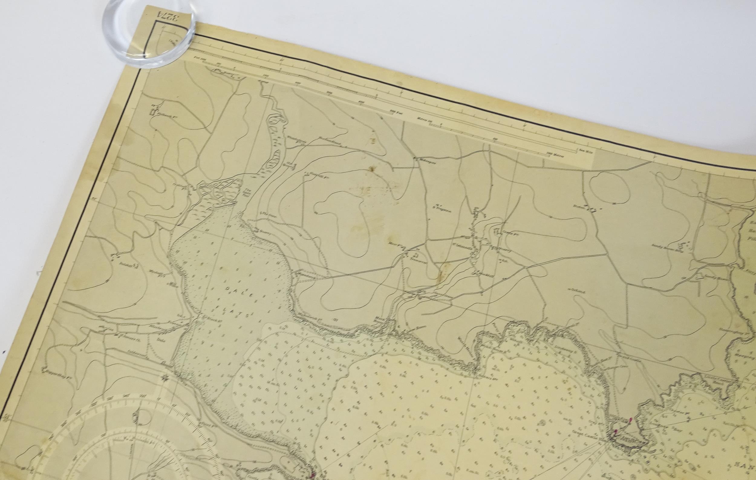 Three mid 20thC Hydrographic Office maritime navigational charts for Wales - South Coast, comprising - Image 7 of 26