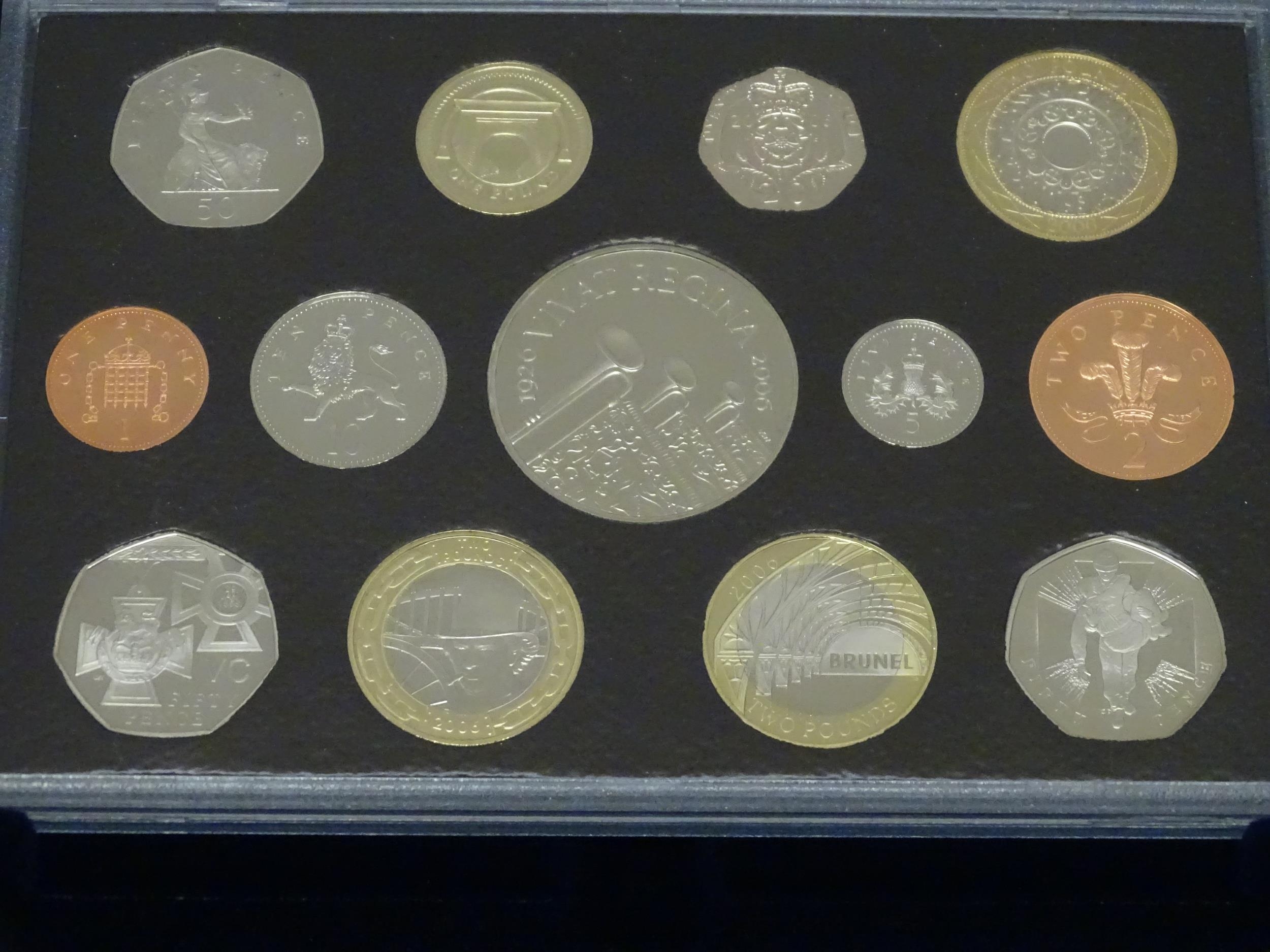 Coins: A quantity of Queen Elizabeth II United Kingdom Royal Mint proof coin collections for the - Image 11 of 14