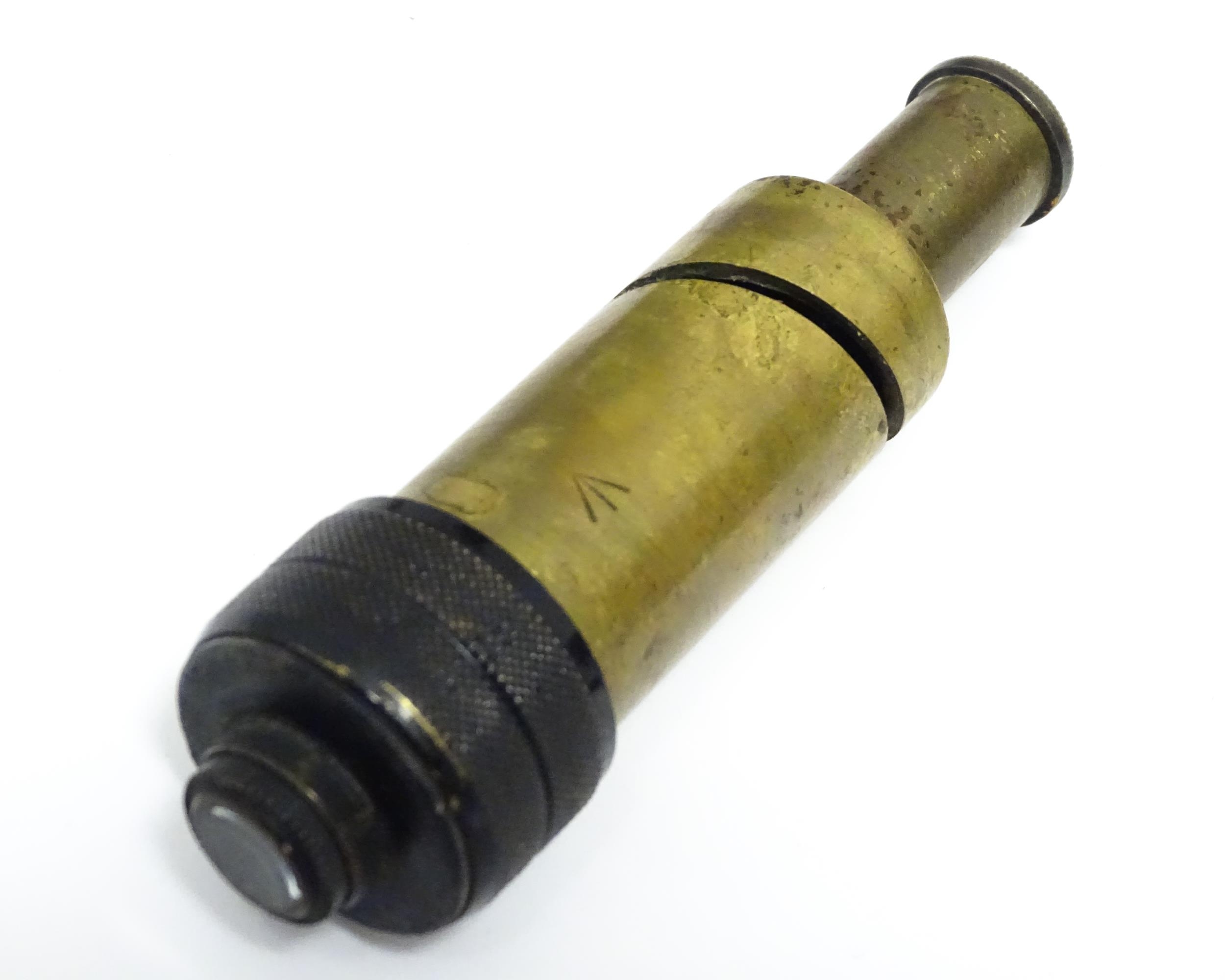 Militaria : a cased c1917 Telescope Director No.5 Mk1 artillery gun sight, with blacked finish, - Image 18 of 19