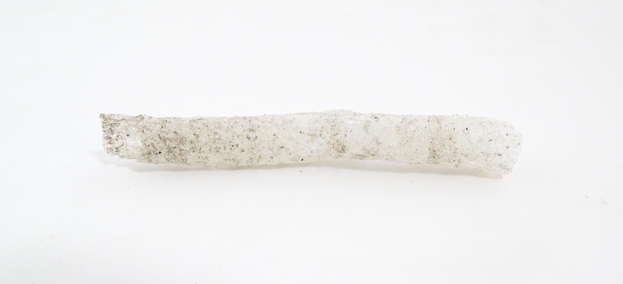 Natural History / Geology Interest: A fulgurite specimen from lightning strike. Approx. 3 1/4" - Image 2 of 8