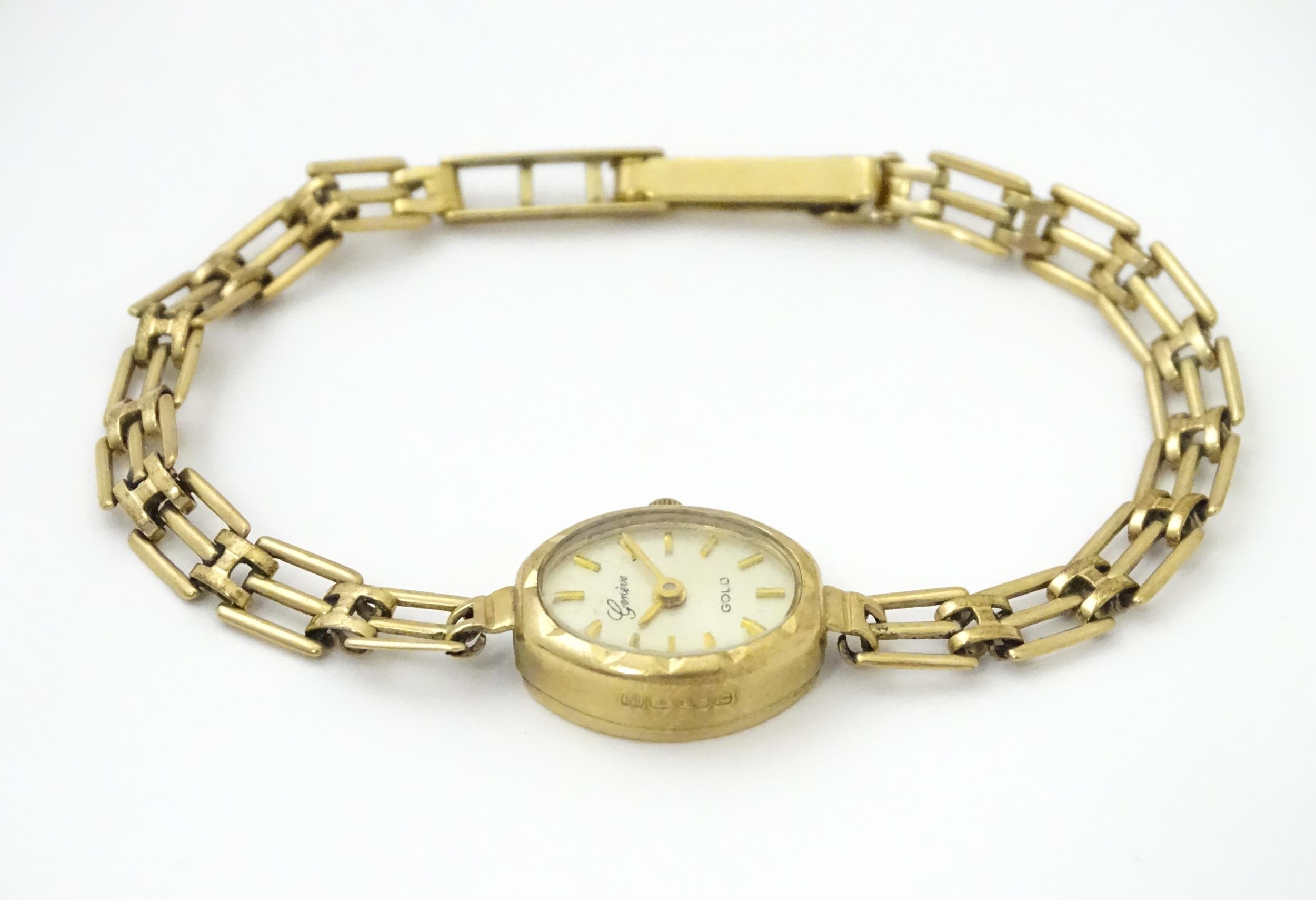 Three various 9ct gold ladies wristwatches, two with 9ct gold bracelet straps. Maker to include - Image 22 of 28