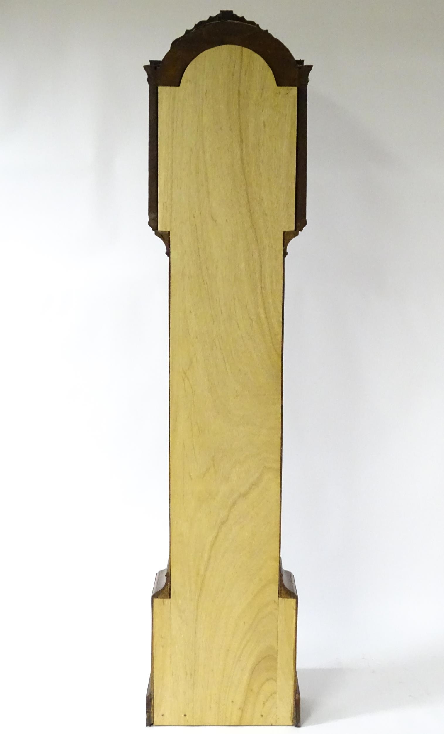 William Cater - Salisbury : A 19thC oak cased 8 day longcase clock, with brass dial, signed to the - Image 7 of 11